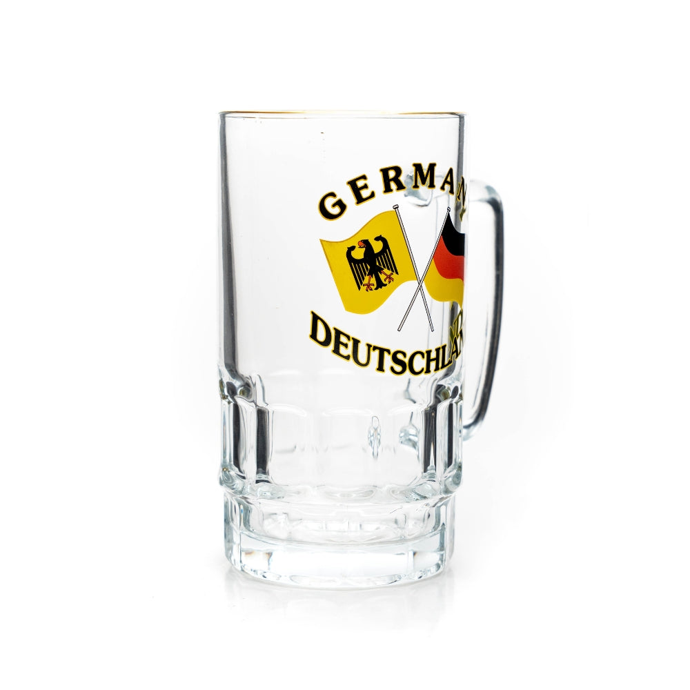 Partyseidel 0,4 l mit Deutschland-Flaggen-Design – Bierglas Deutschland Souvenir
