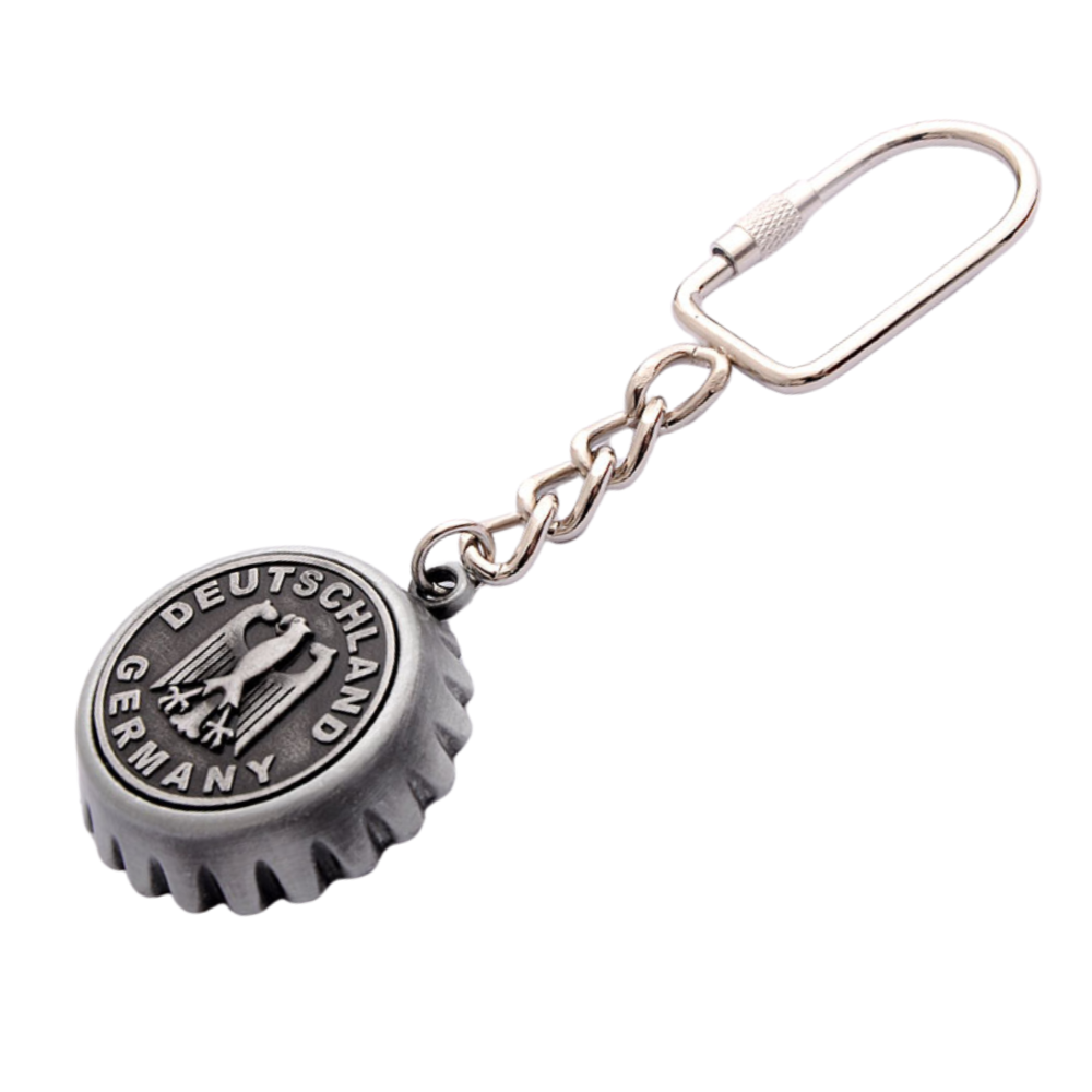 Schlüsselkette Bierkapsel – Deutschland Souvenir