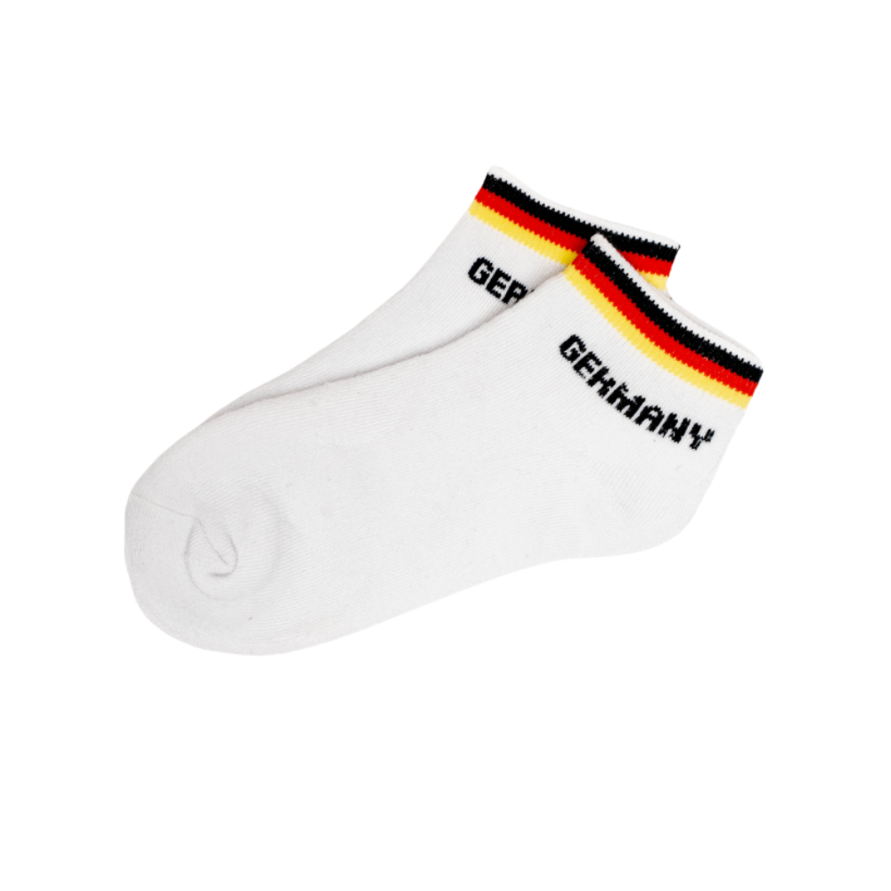 Socken Deutschland weiß Weiße Socken mit Deutschland-Design – Deutschland Souvenir – Hauptansicht