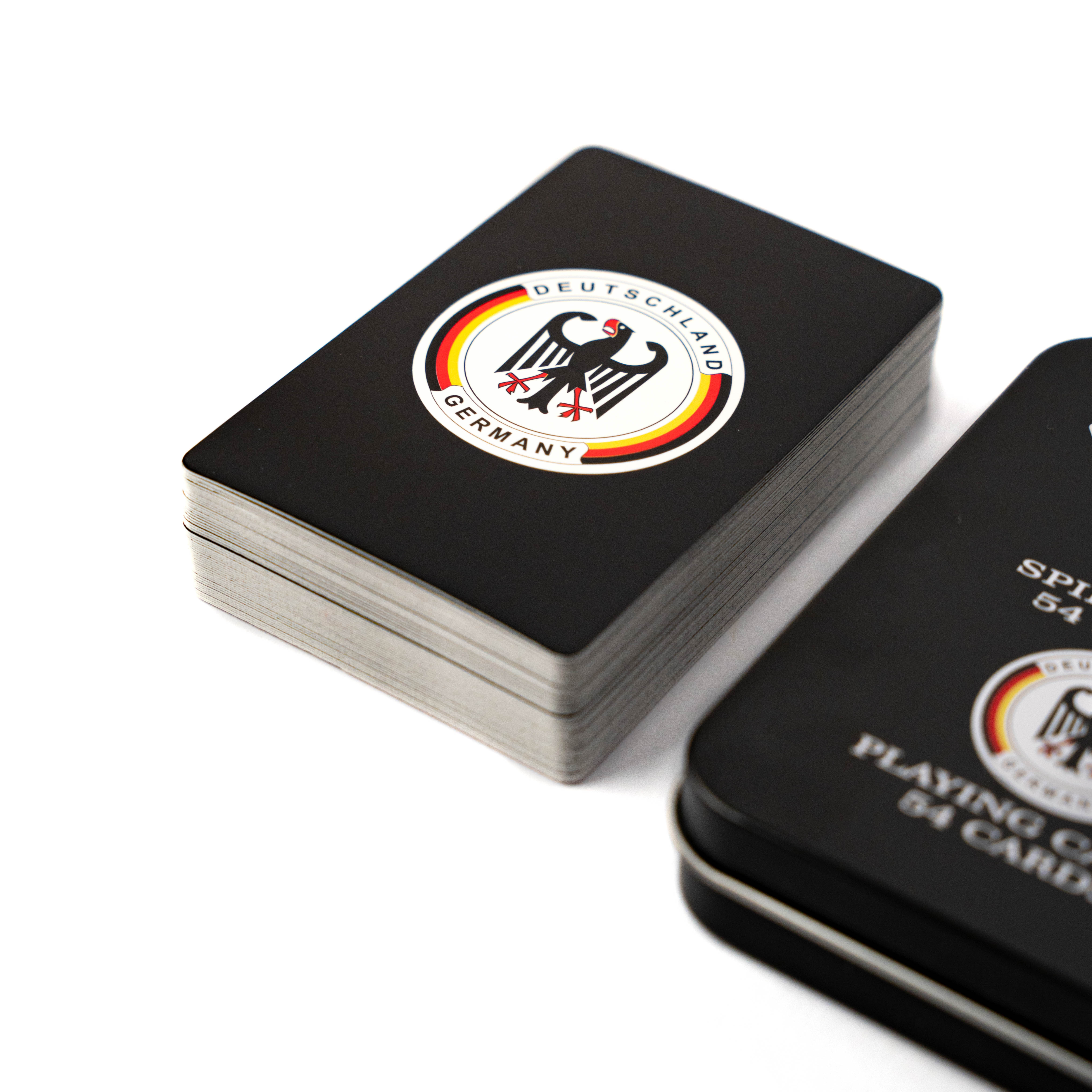 Amend Souvenir Schwarze Spielkarten mit Deutschland-Motiv - Deutschland Souvenir