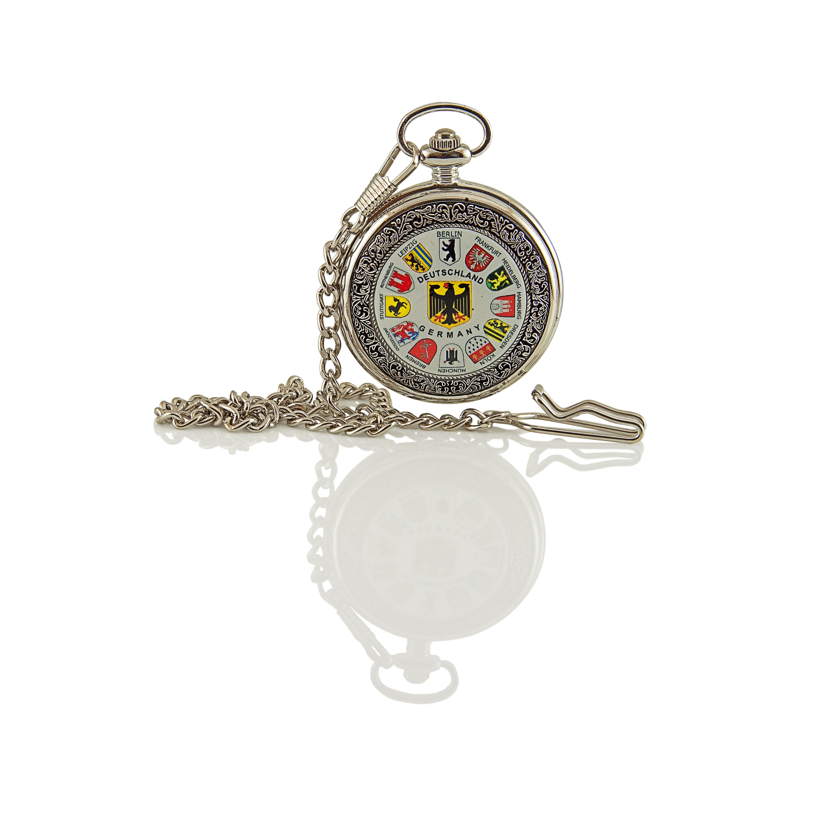 Amend Souvenir Taschenuhr Wappenkranz – Deutschland Souvenir