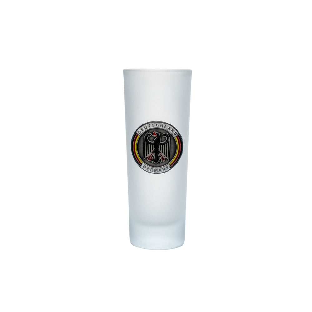 Amend Souvenir Vodkaglas Adler matt – Schnapsglas Deutschland Souvenir