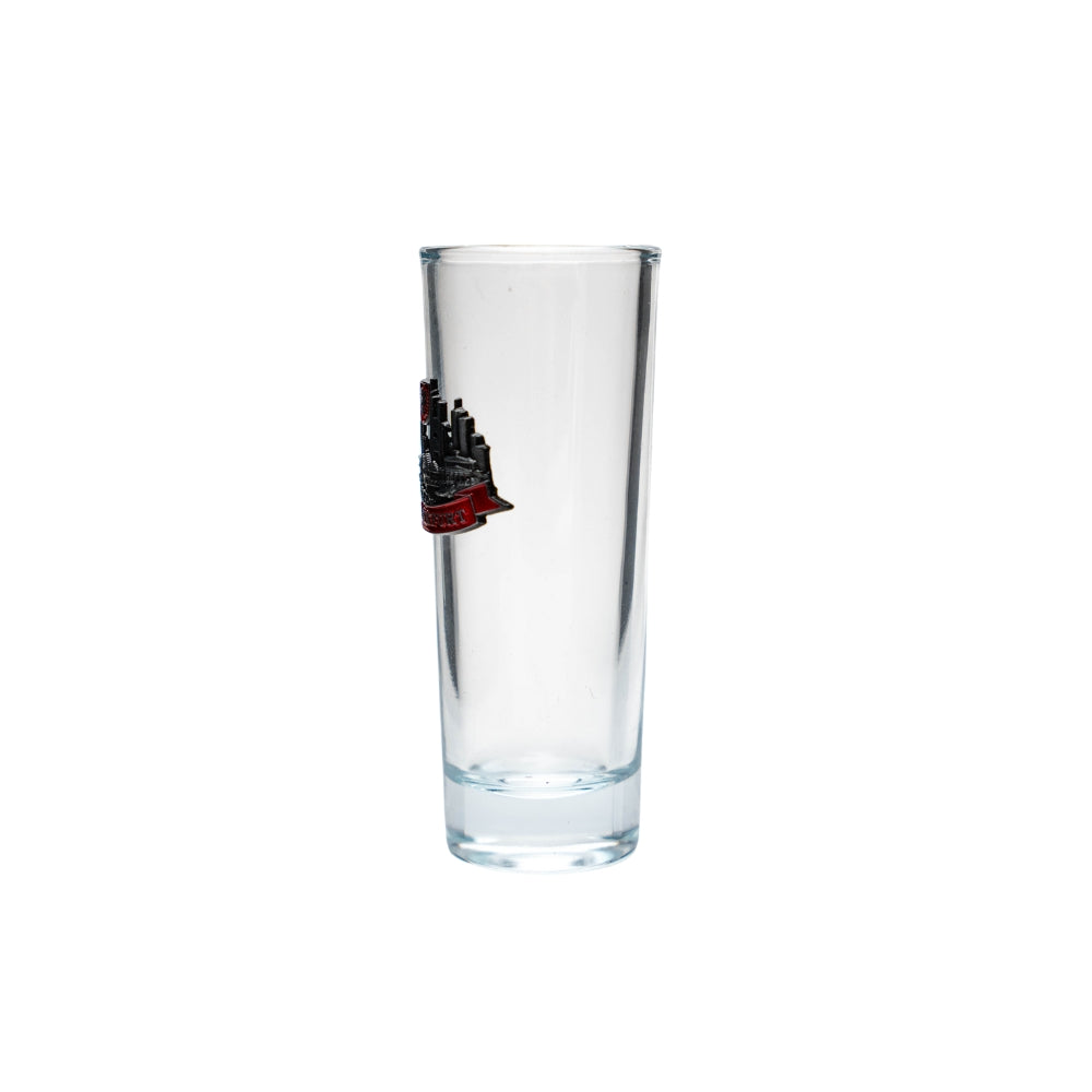 Amend Souvenir Vodkaglas Frankfurt klar – Schnapsglas Deutschland Souvenir