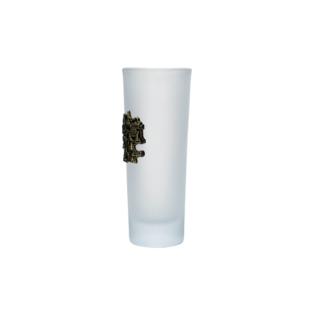 Amend Souvenir Vodkaglas Deutschland-Karte matt – Schnapsglas Deutschland Souvenir