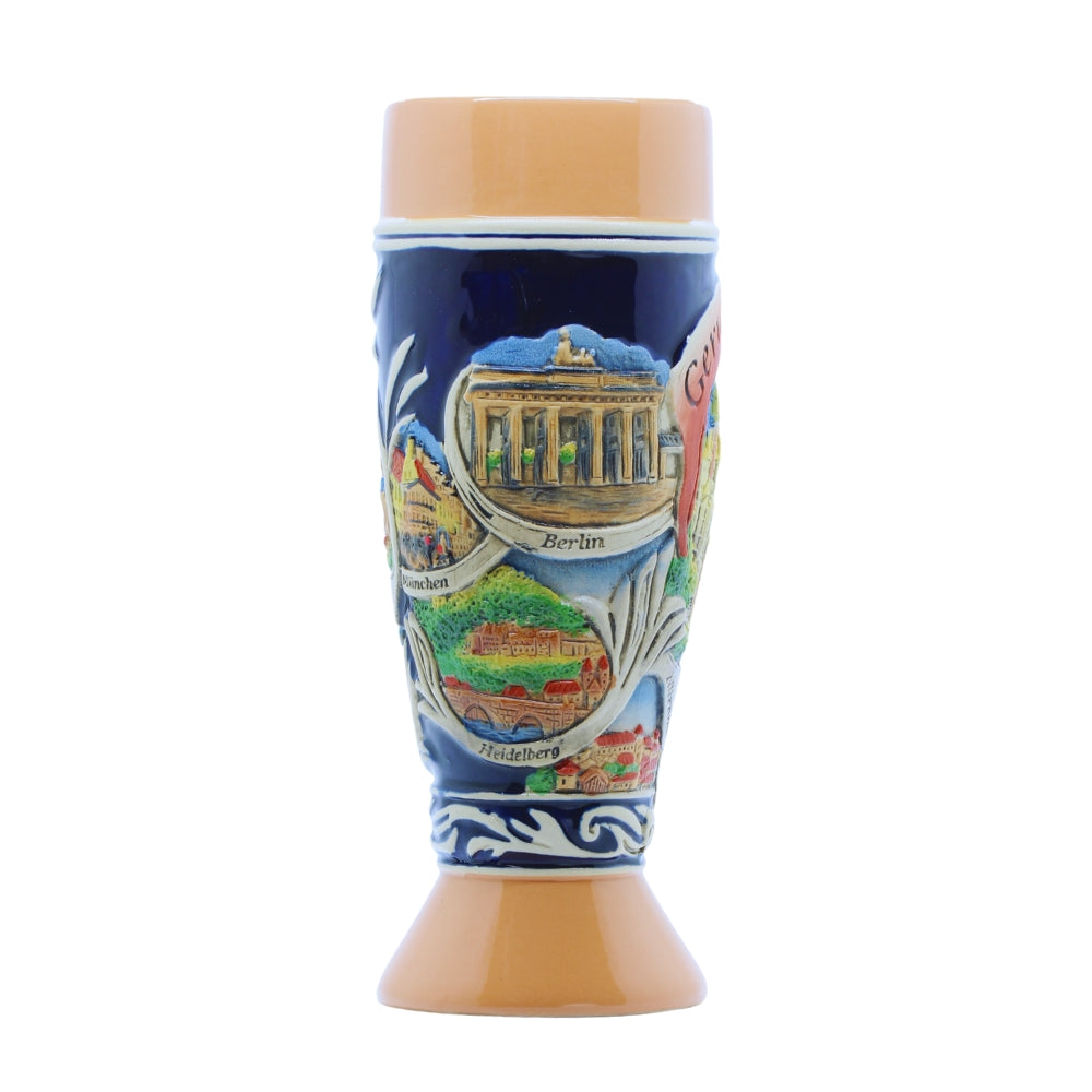 Amend Souvenir Weizenbecher 0,5 l mit Deutschland-Motiv – Bierglas Souvenir & Geschenk