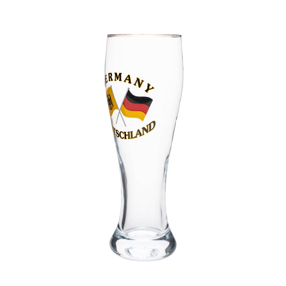 Amend Souvenir Weizenglas 0,3 l mit Flaggen-Design – Bierglas Deutschland Souvenir