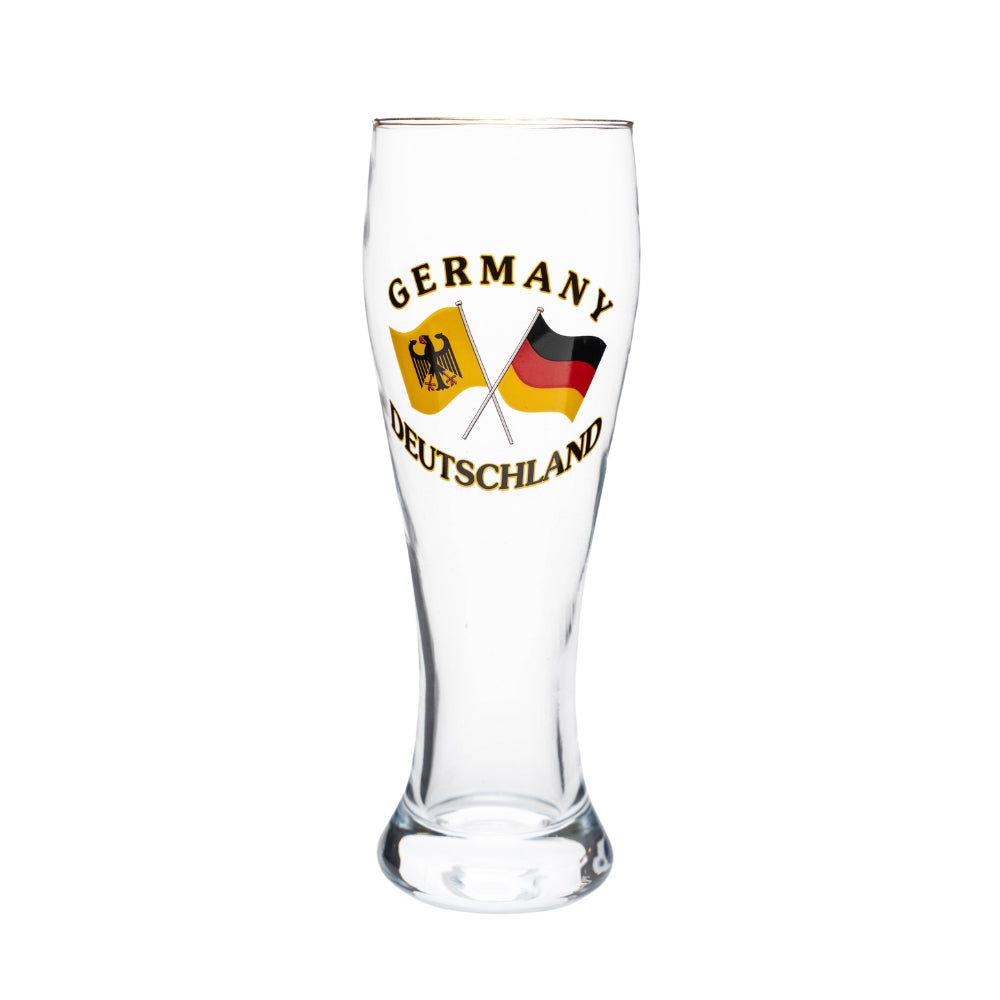 Amend Souvenir Weizenglas 0,3 l mit Flaggen-Design – Bierglas Deutschland Souvenir