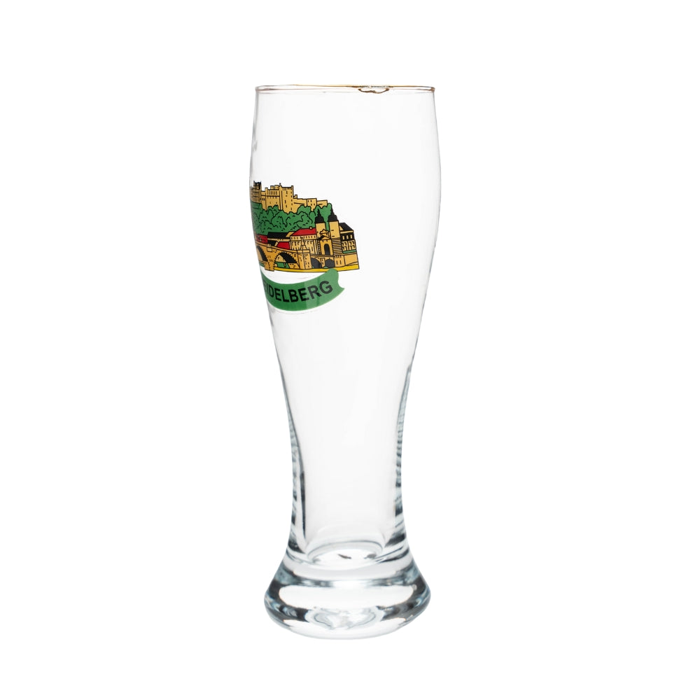 Amend Souvenir Weizenglas 0,3 l mit Heidelberg-Design – Bierglas Deutschland Souvenir
