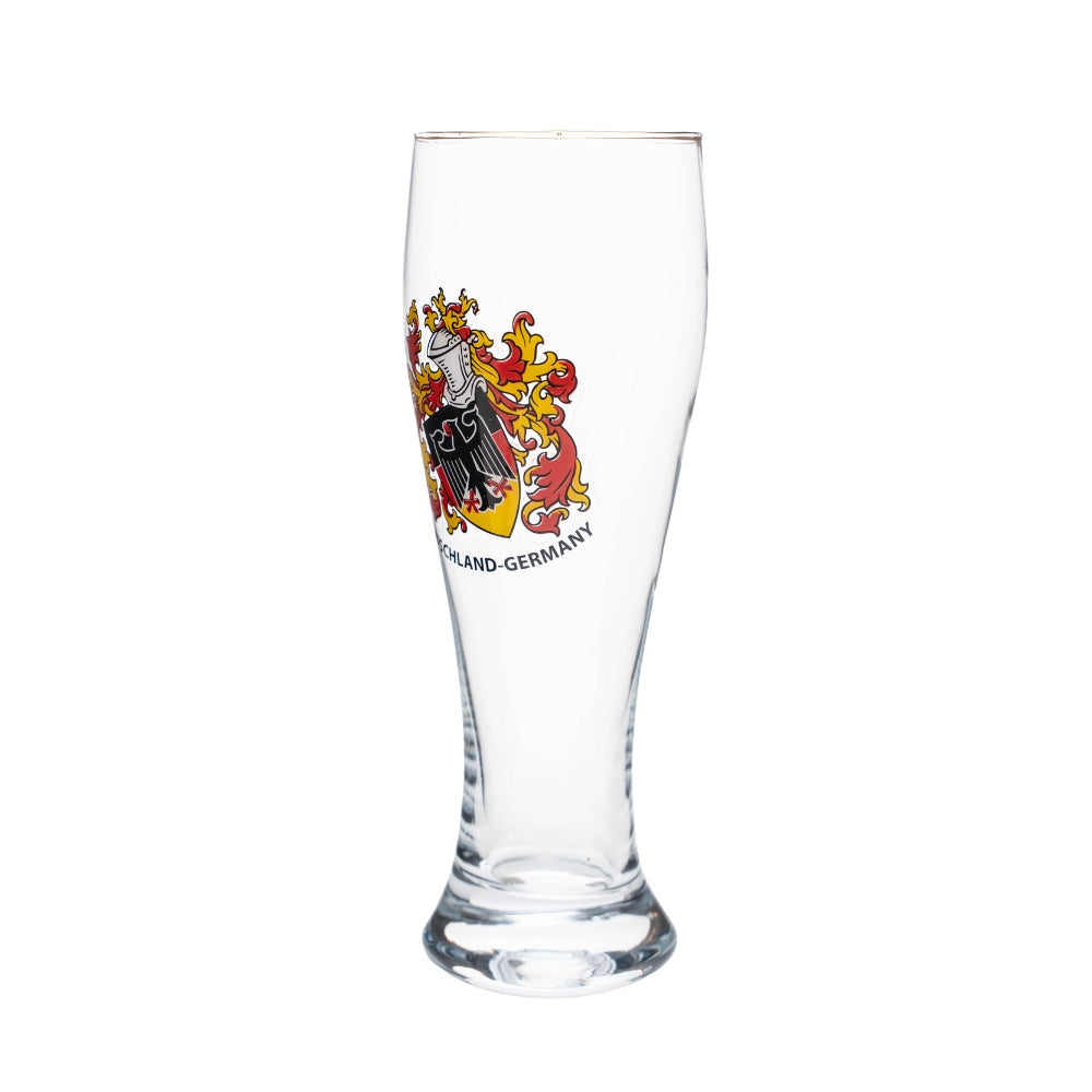 Amend Souvenir Weizenglas 0,3 l mit Schild-Wappen – Bierglas Deutschland Souvenir