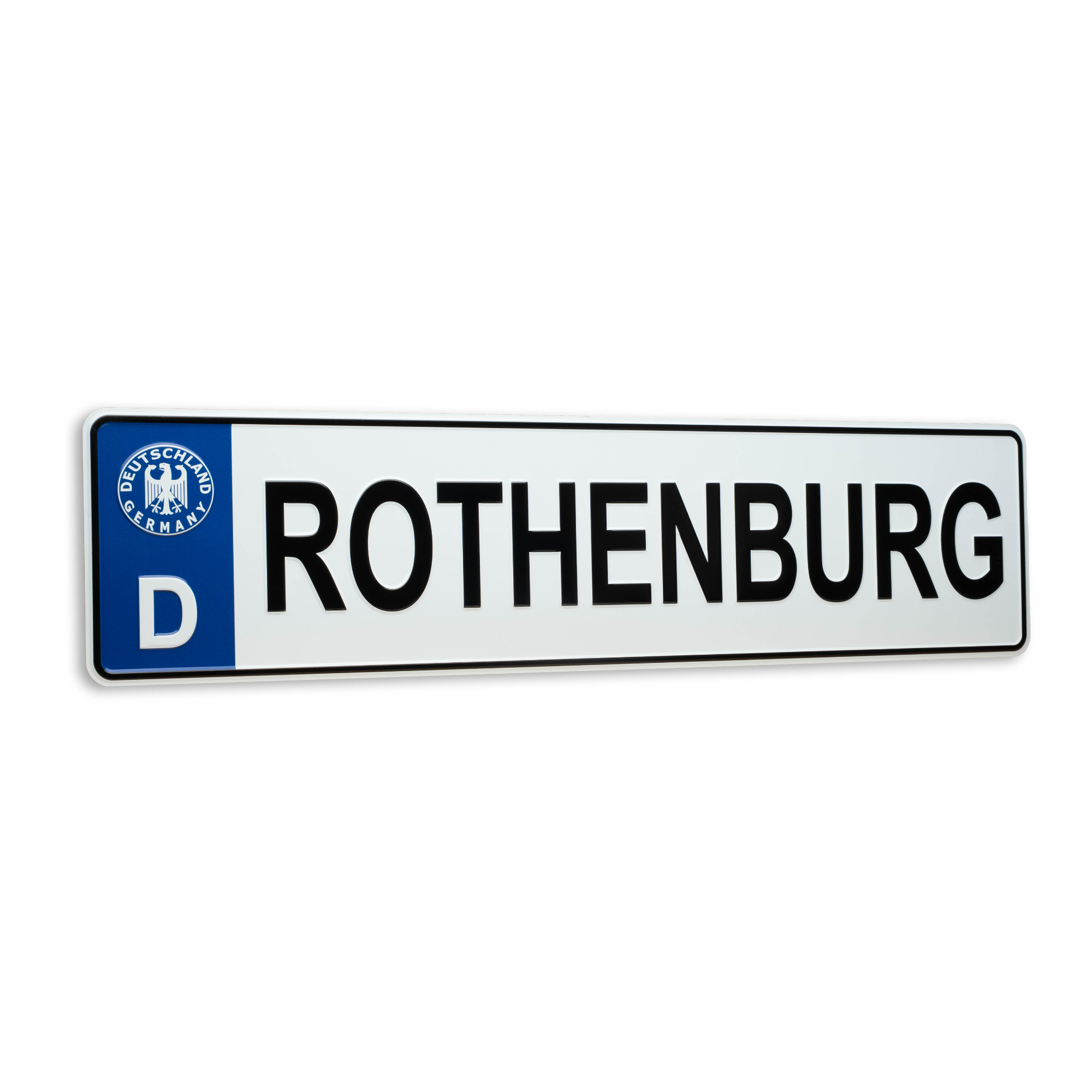 Rothenburg car license plate