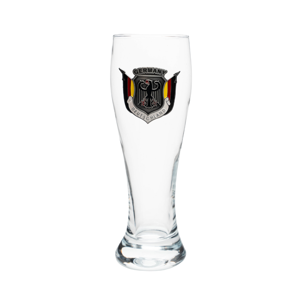 Wheat glass 0,3L coat of arms metal