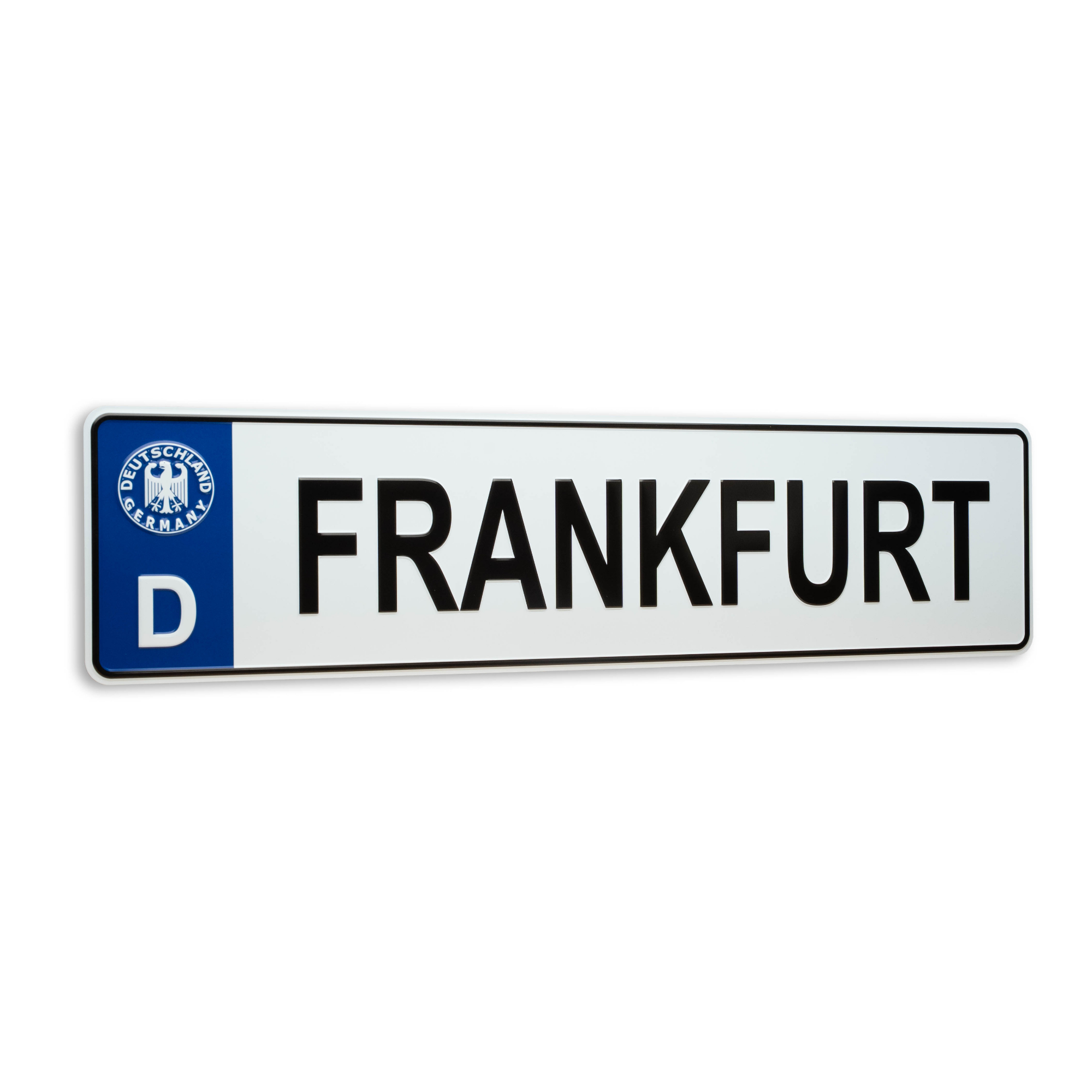 Frankfurt car license plate