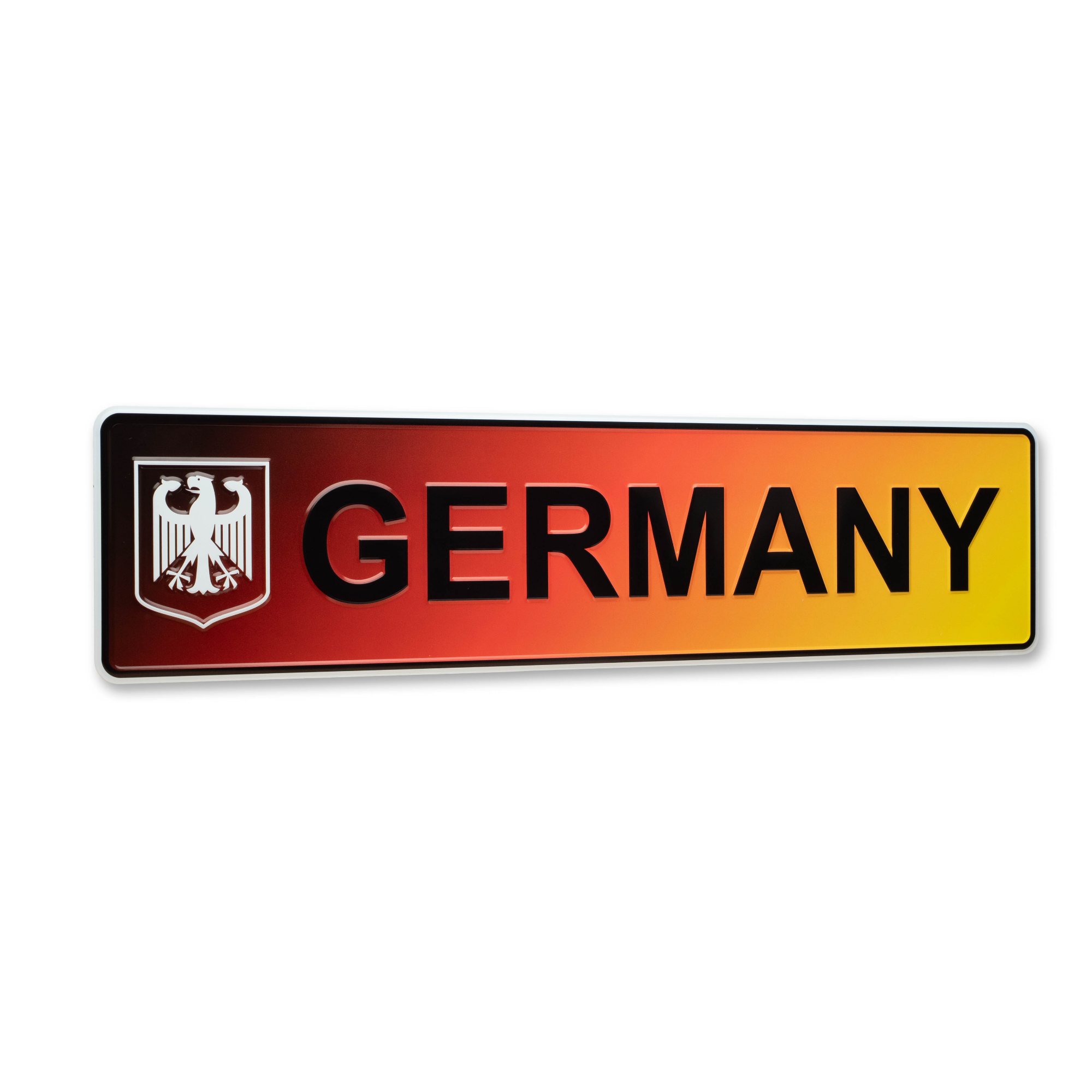 Car sign Germany colorful