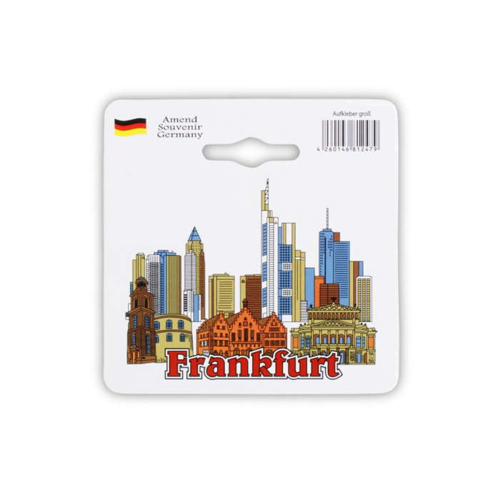 Aufkleber Frankfurt Skyline