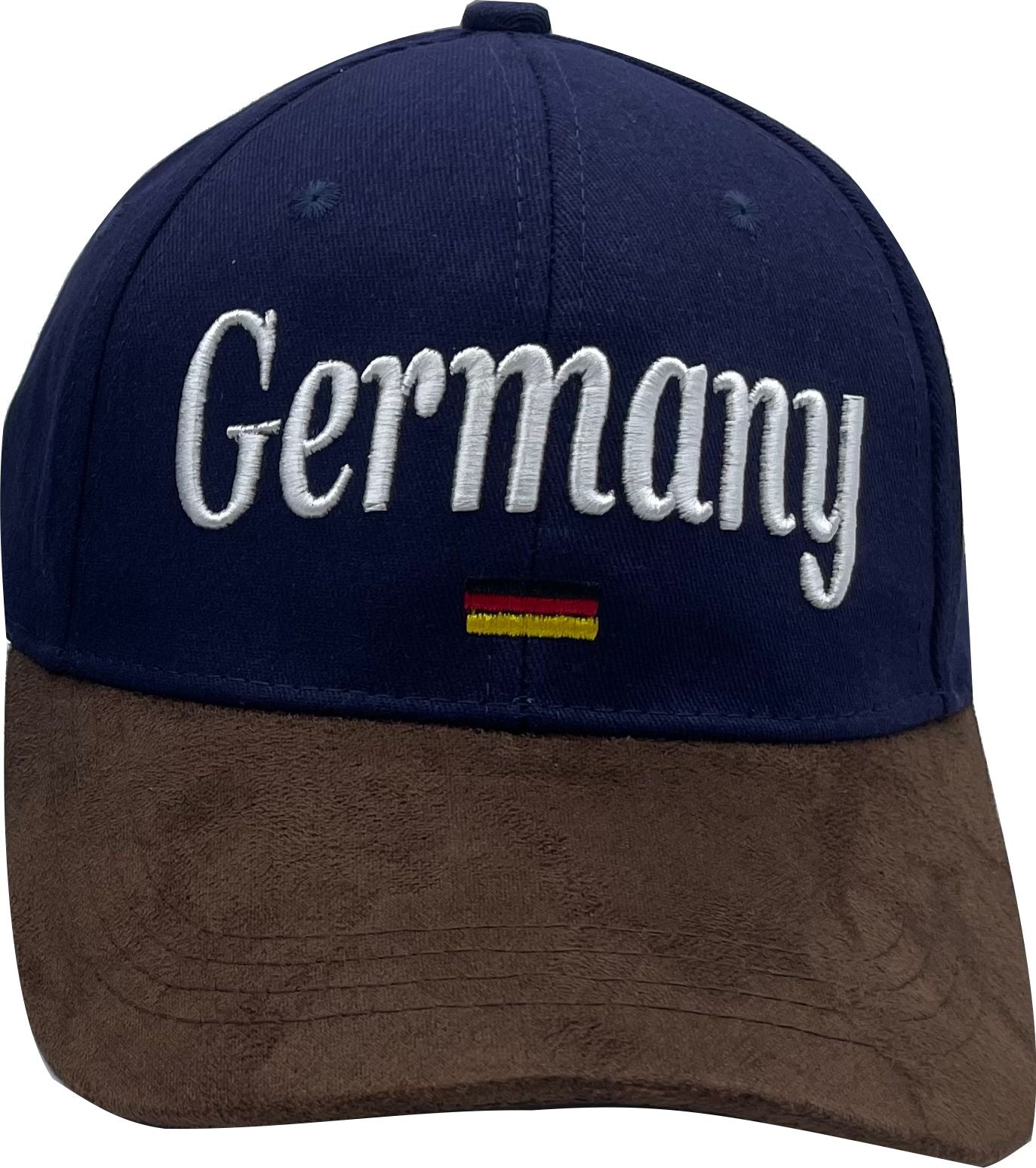 Cap leather Germany navy