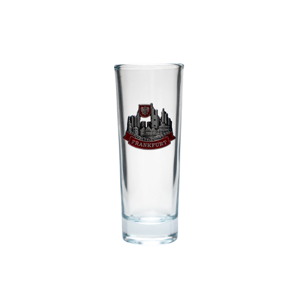Vodka glass Frankfurt clear