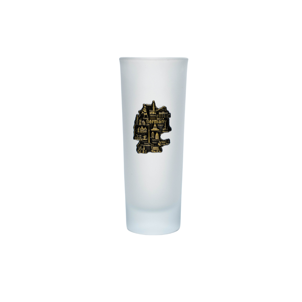Vodka glass card matte