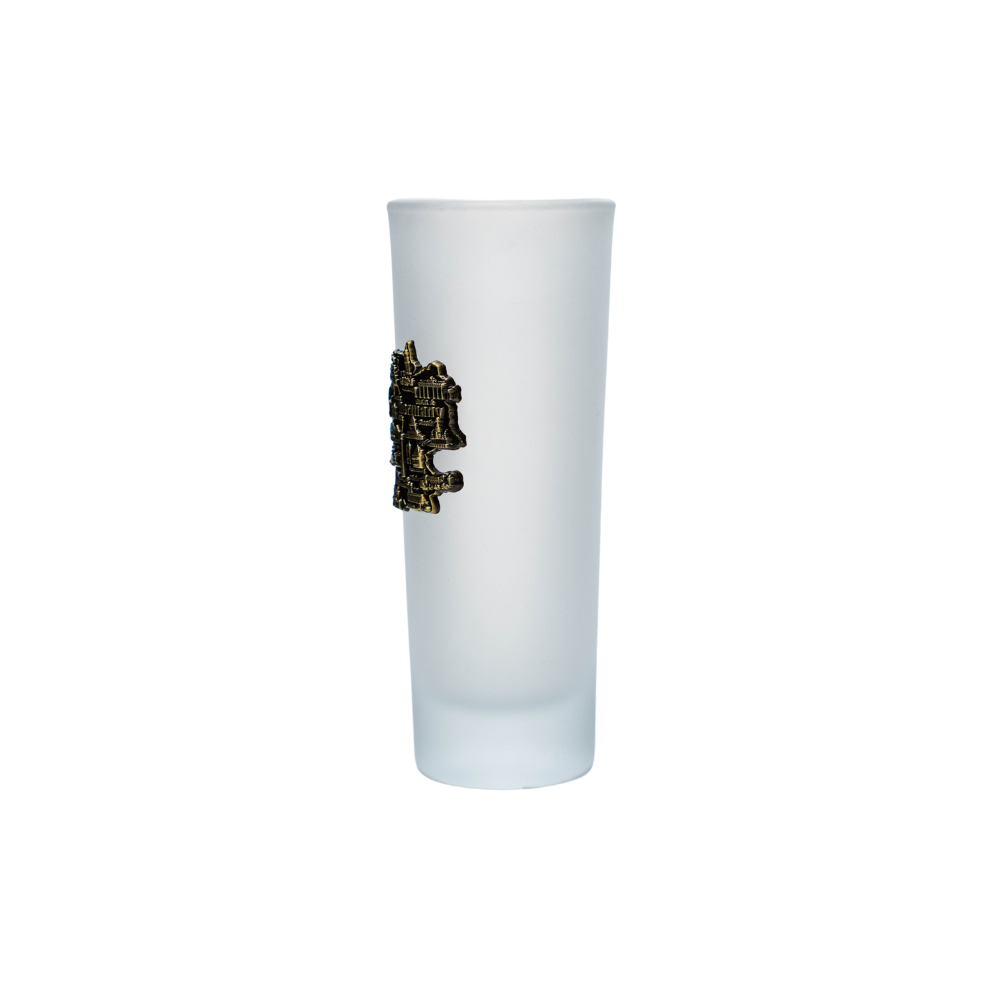 Vodka glass card matte