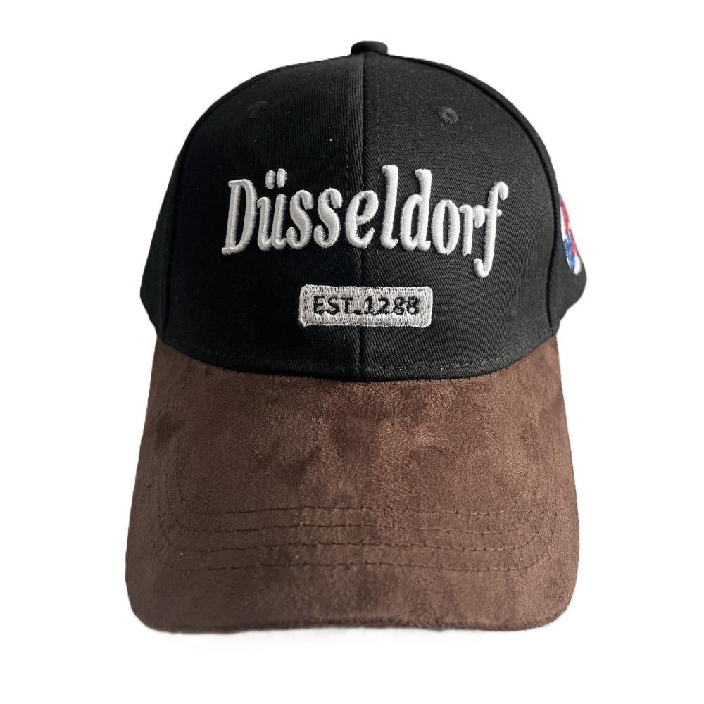 Cap leather Düsseldorf black