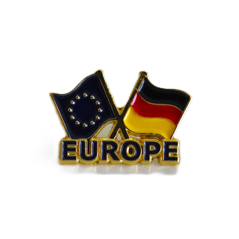 Pin crossed flags
