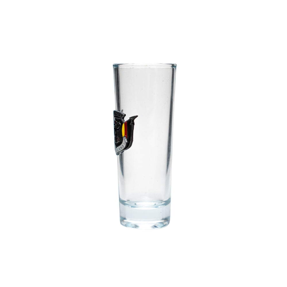 Vodka glass coat of arms clear