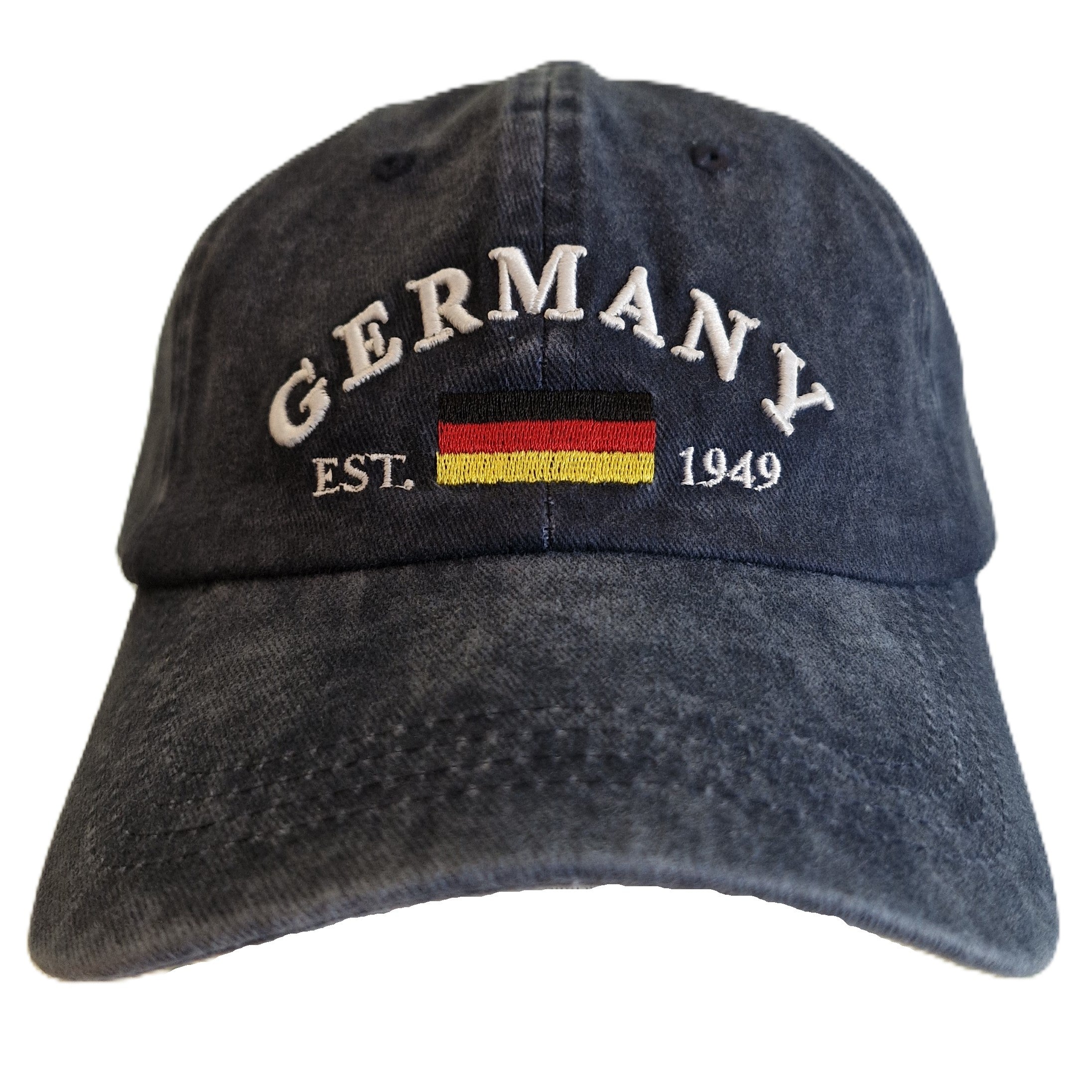 Cap washed Germany blue