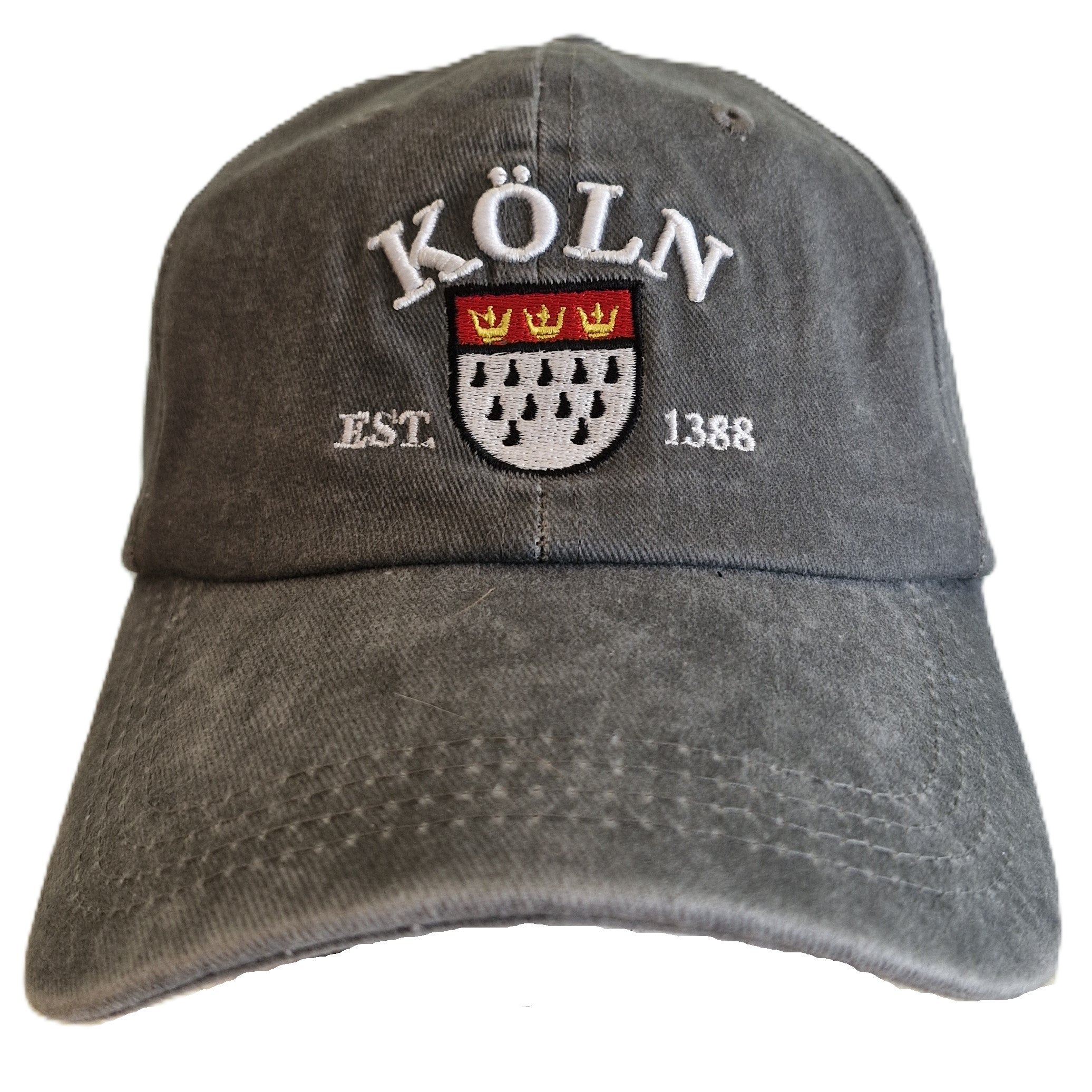 Cap washed Cologne grey