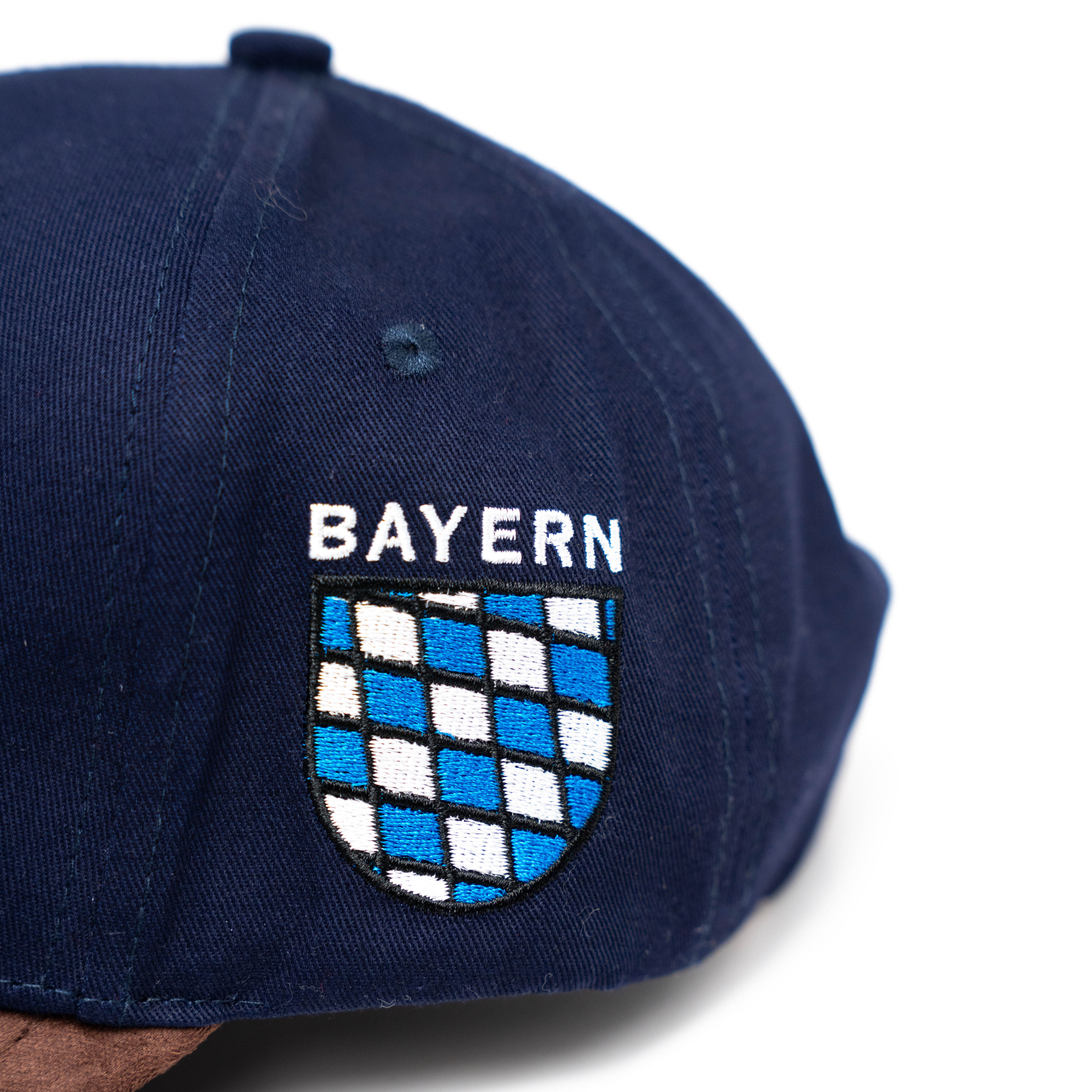 Cap Leder Oktoberfest blau