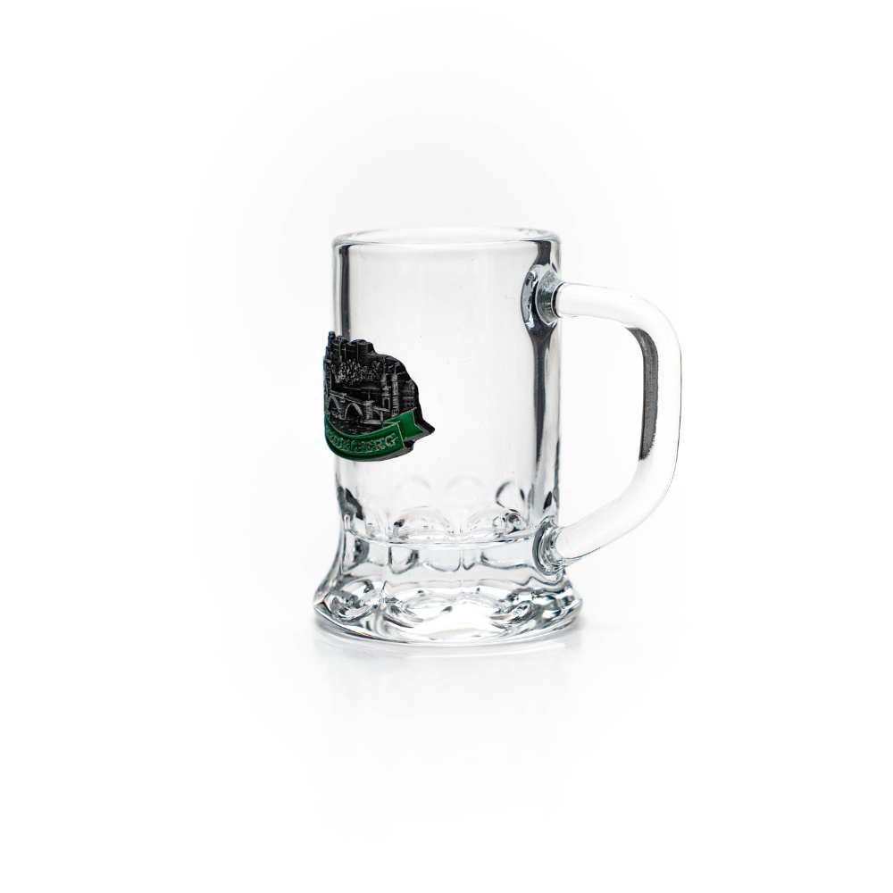 Glasseidel mini 2cl Heidelberg Metall