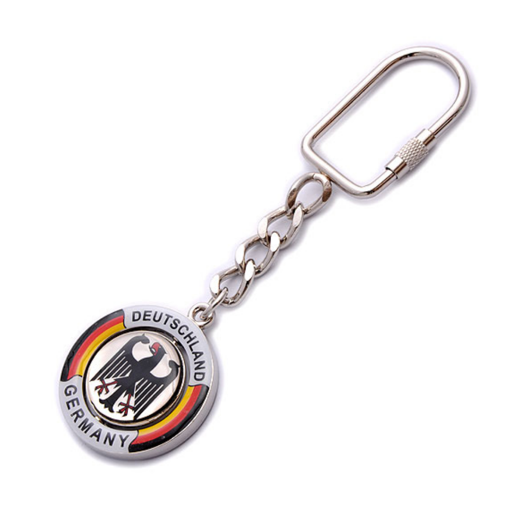 Schlüsselkette Adler drehend