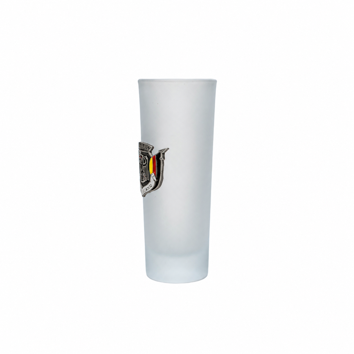 Vodkaglas Wappen matt- Amend Souvenir