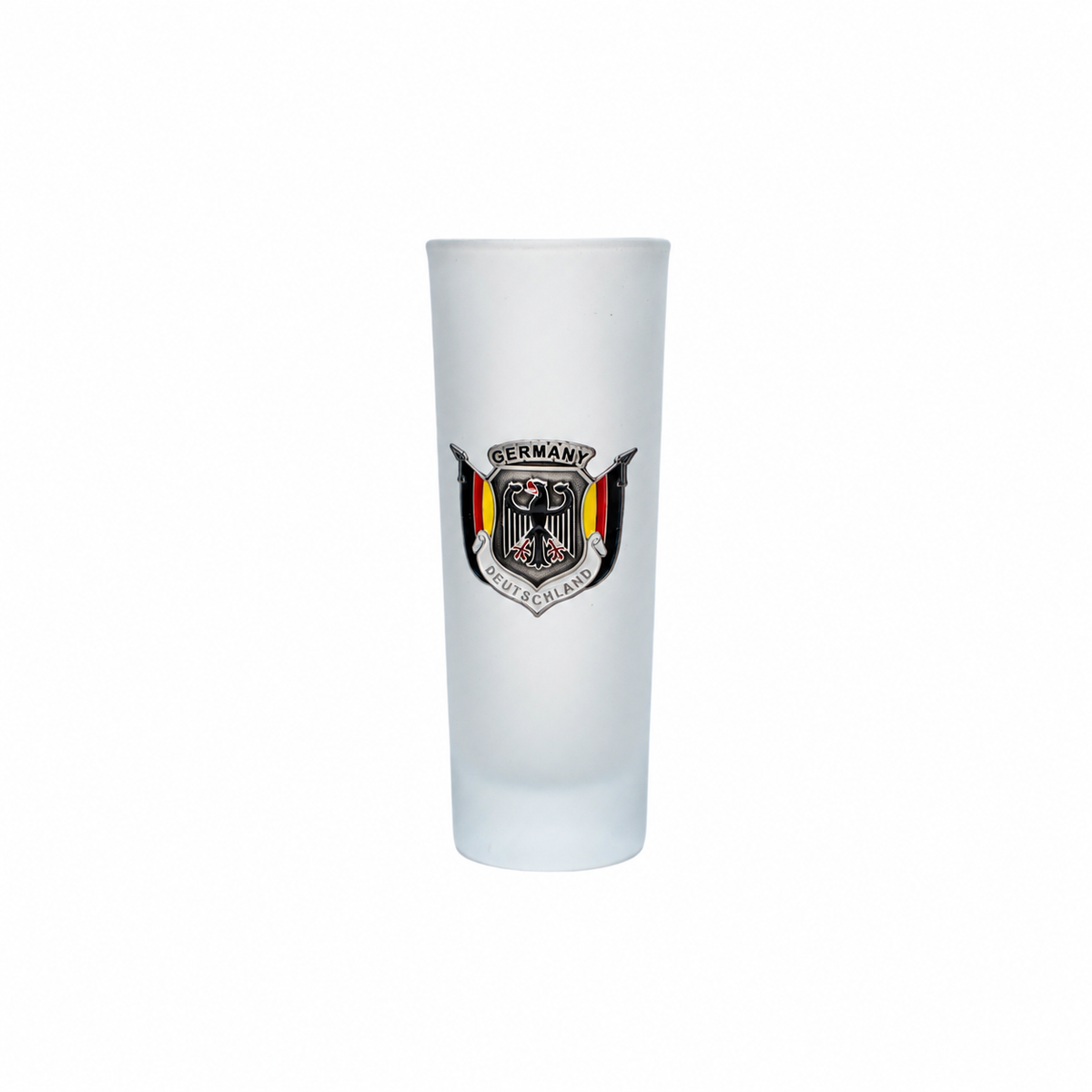 Vodkaglas Wappen matt- Amend Souvenir