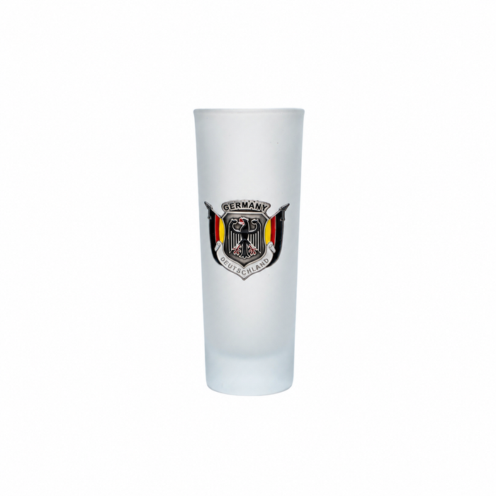 Vodkaglas Wappen matt