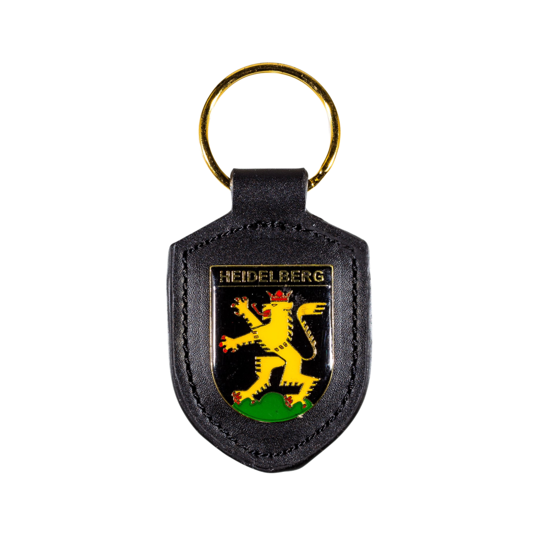 Schlüsselkette Leder Heidelberg Wappen