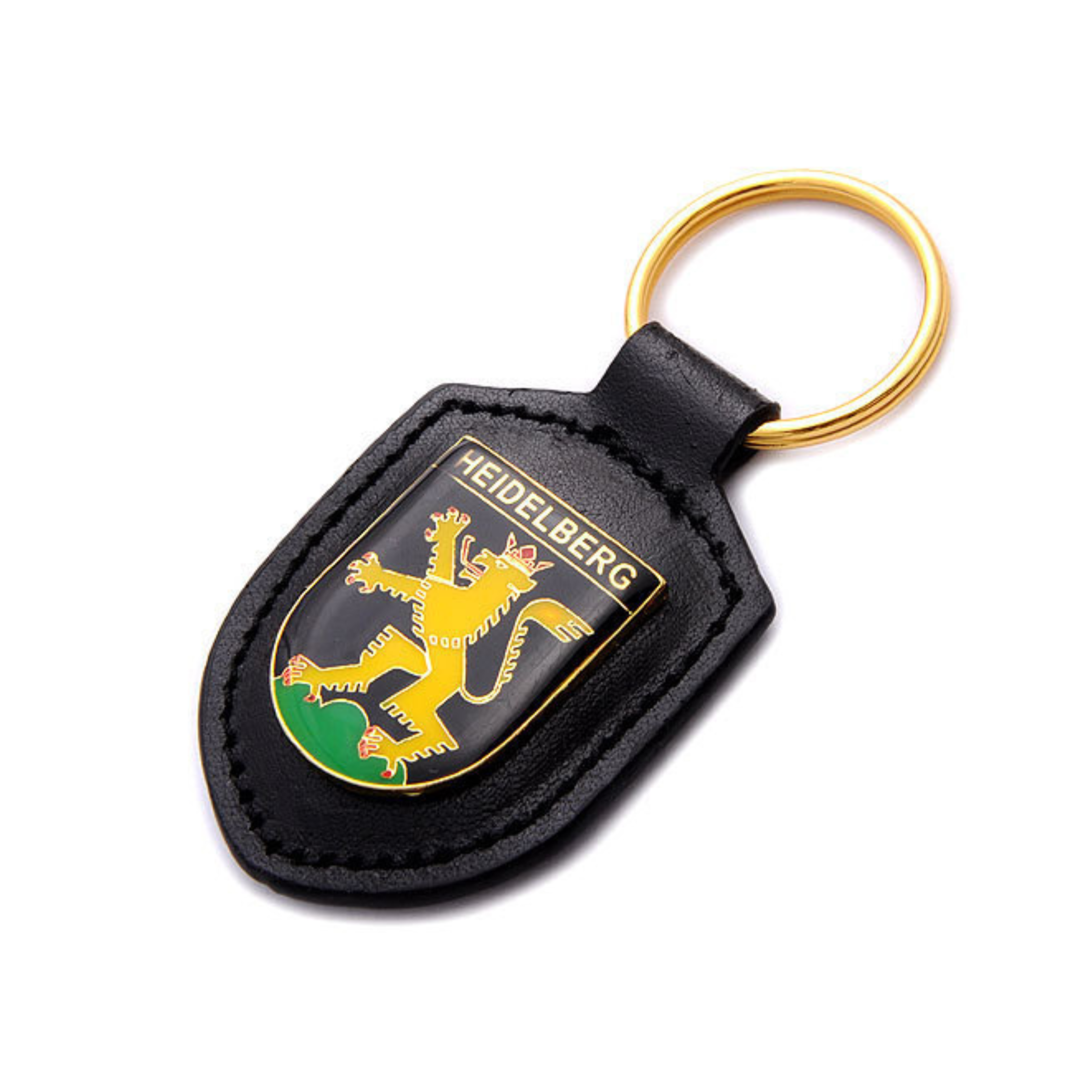 Schlüsselkette Leder Heidelberg Wappen