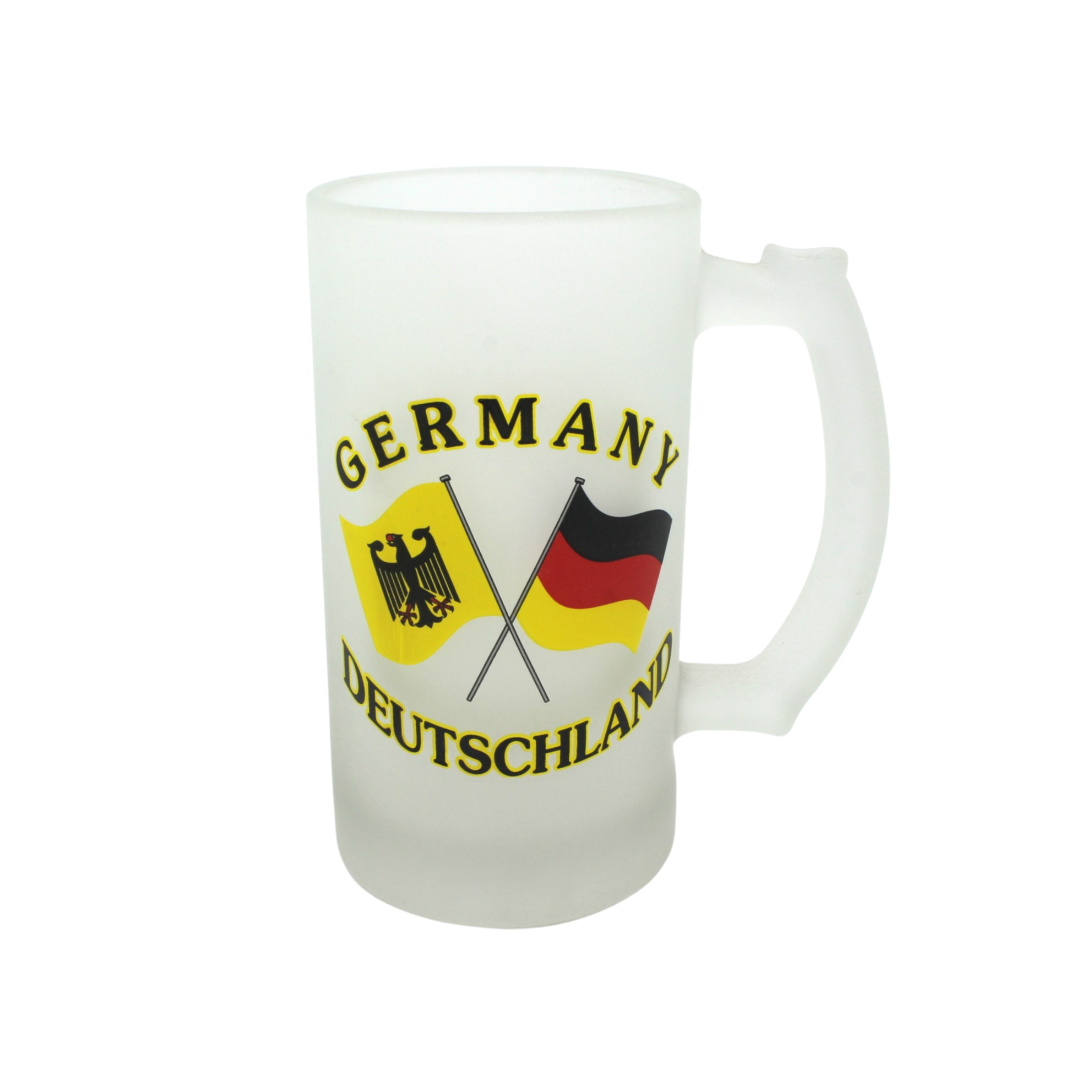 Beer glass flags matt