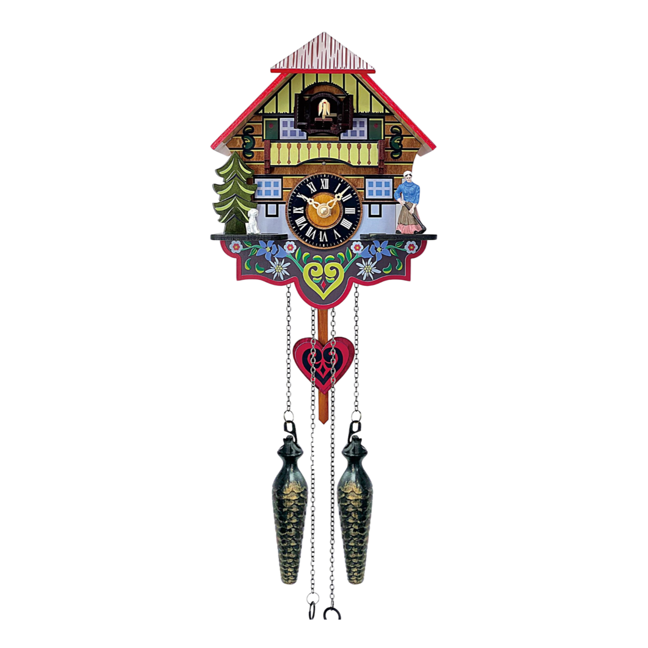 Cuckoo clock house colorful