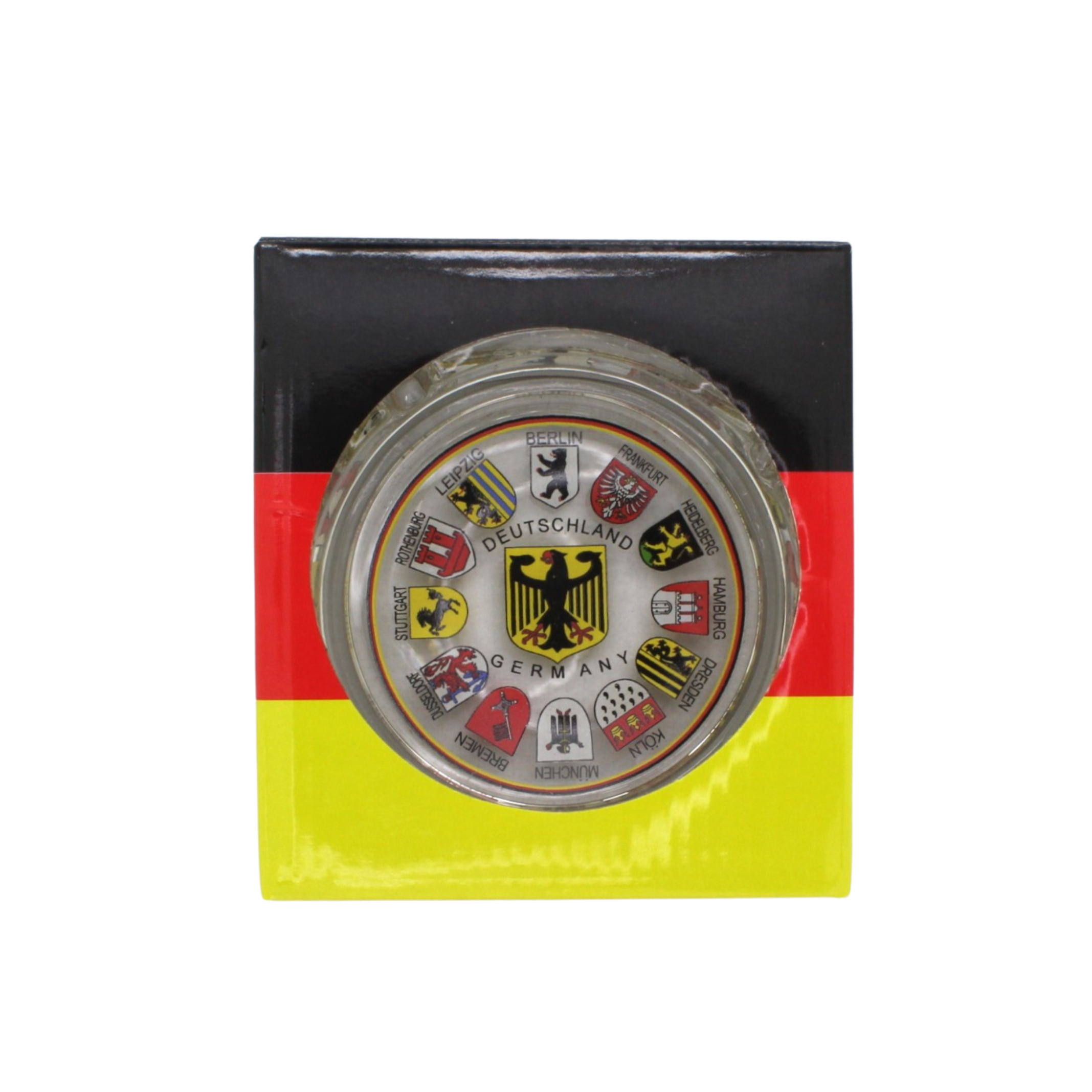 Ashtray Glass Germany Coat of Arms