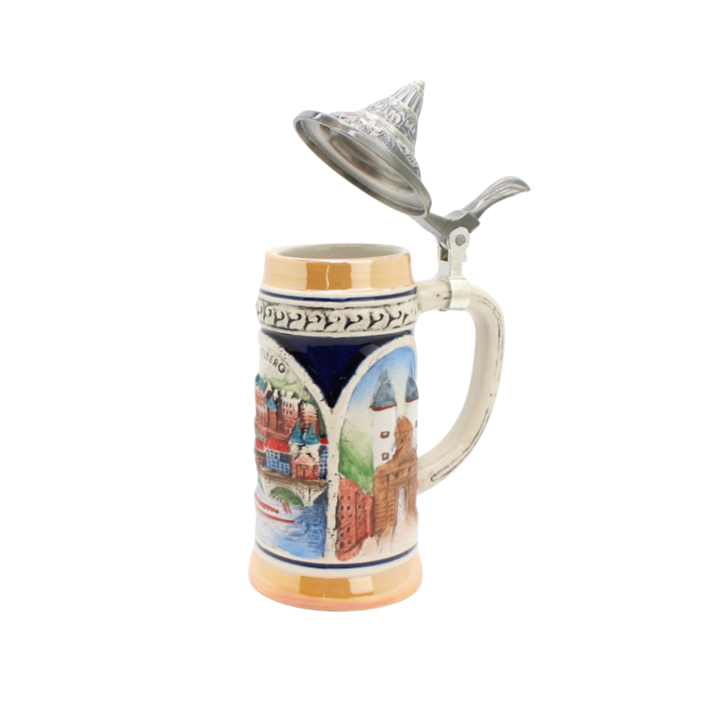 Beer mug small Heidelberg relief