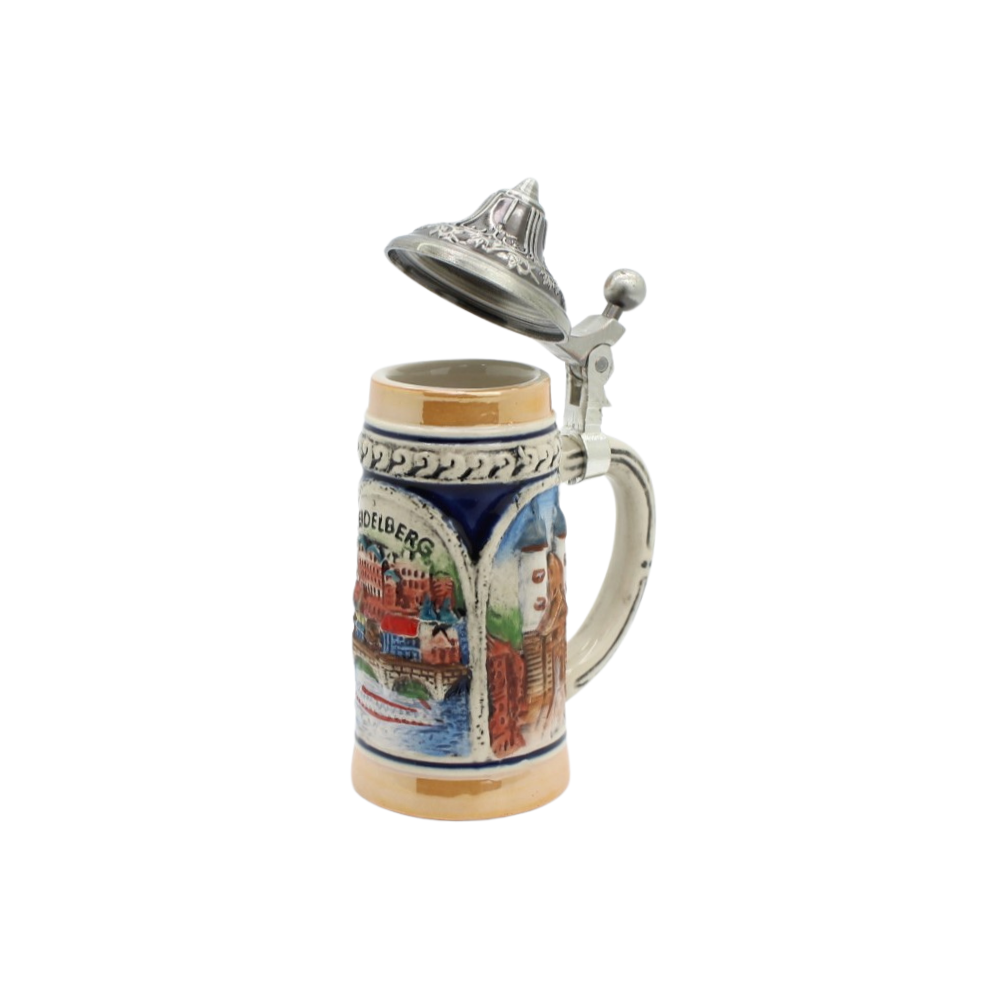 Beer mug mini Heidelberg relief