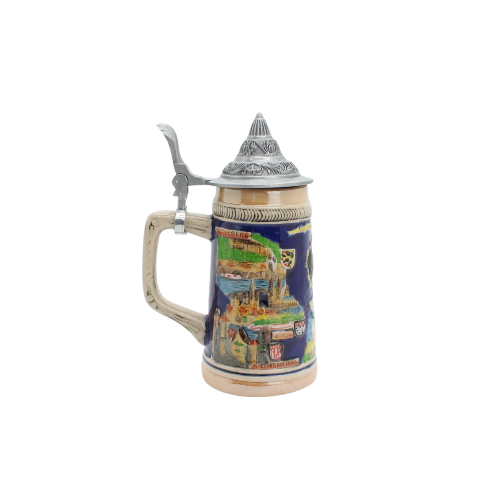 Beer mug medium Germany plaque