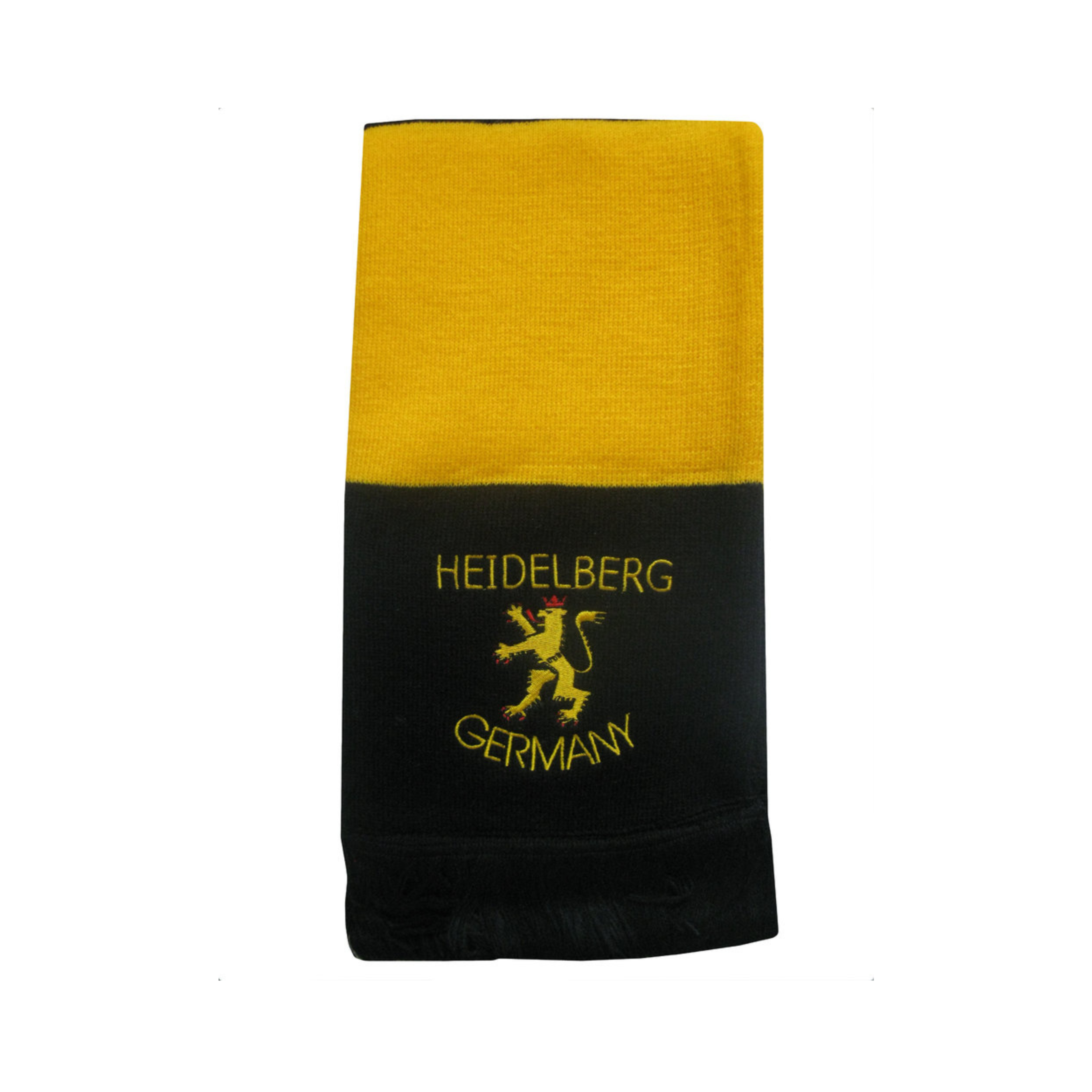 Scarf Heidelberg black-yellow