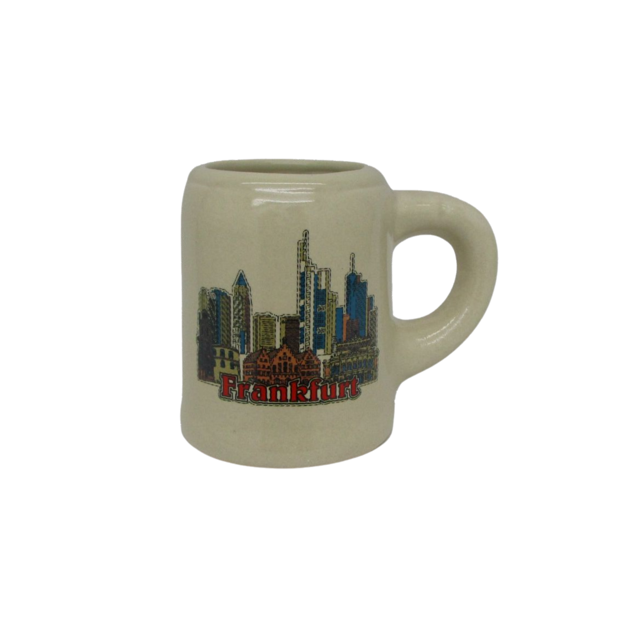 Ceramic mug 2cl Frankfurt Skyline
