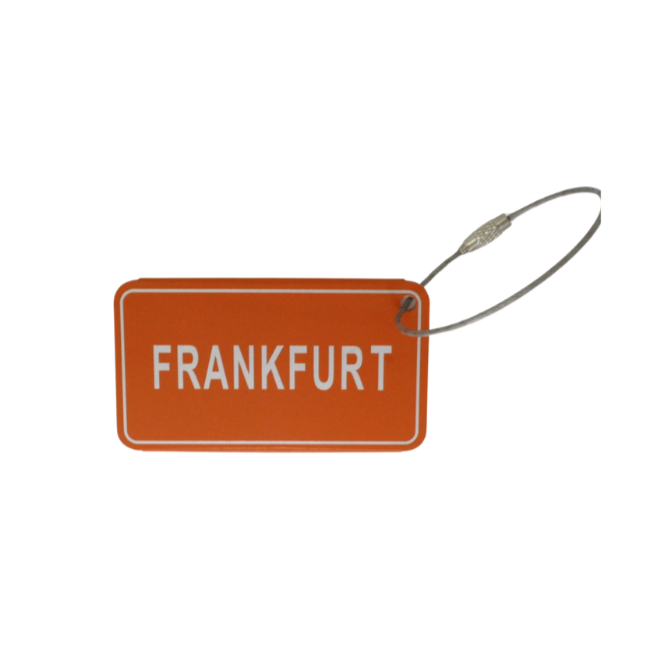 Luggage tag Frankfurt