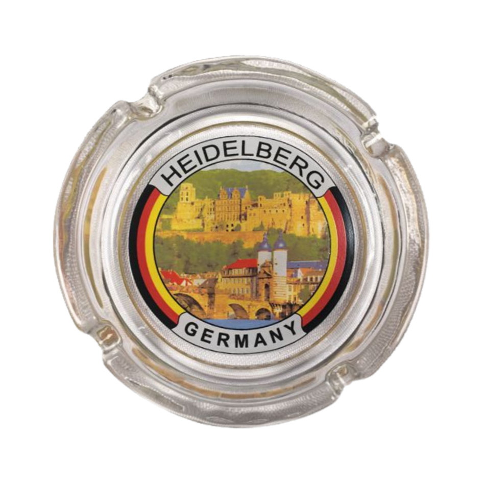 Ashtray Glass Heidelberg