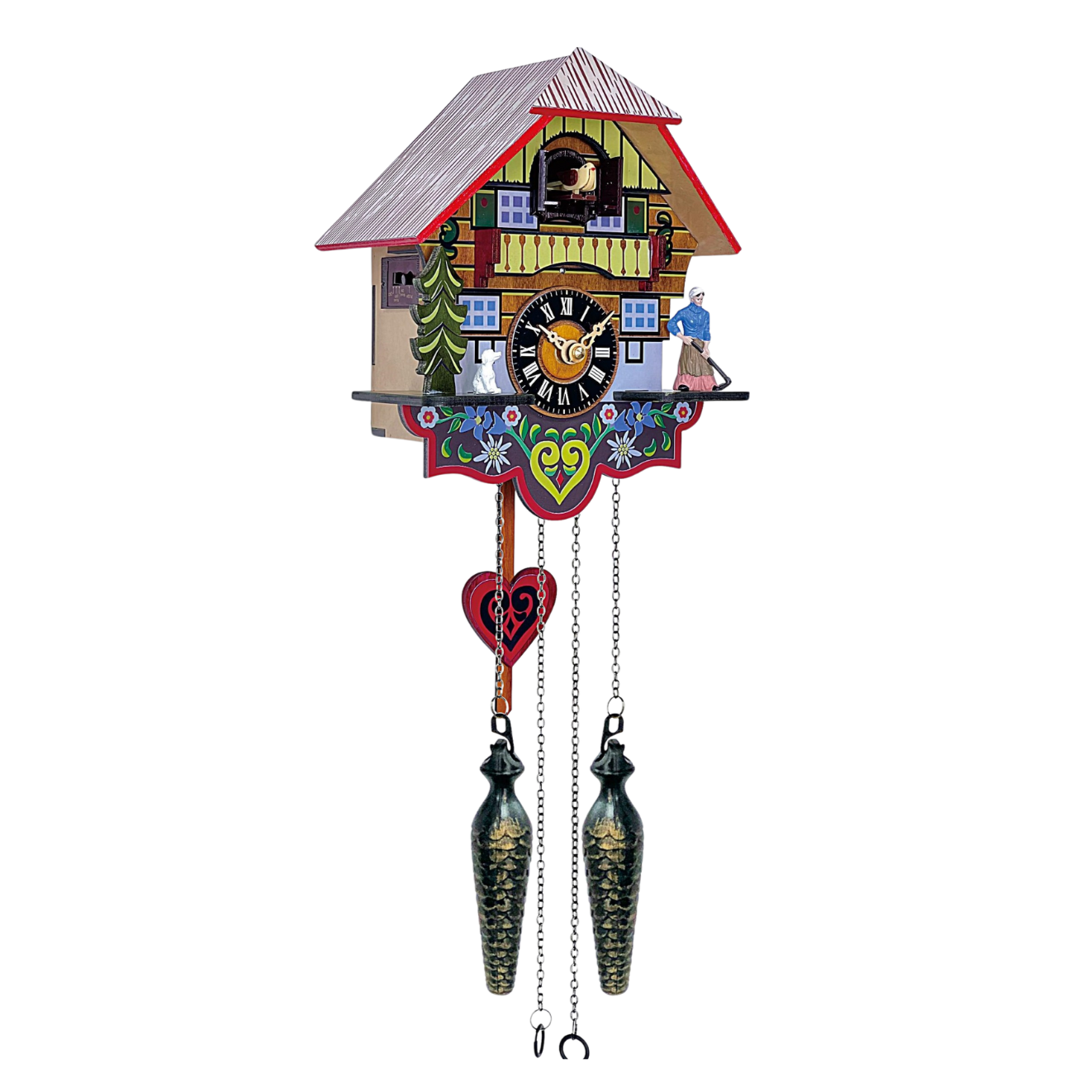 Cuckoo clock house colorful