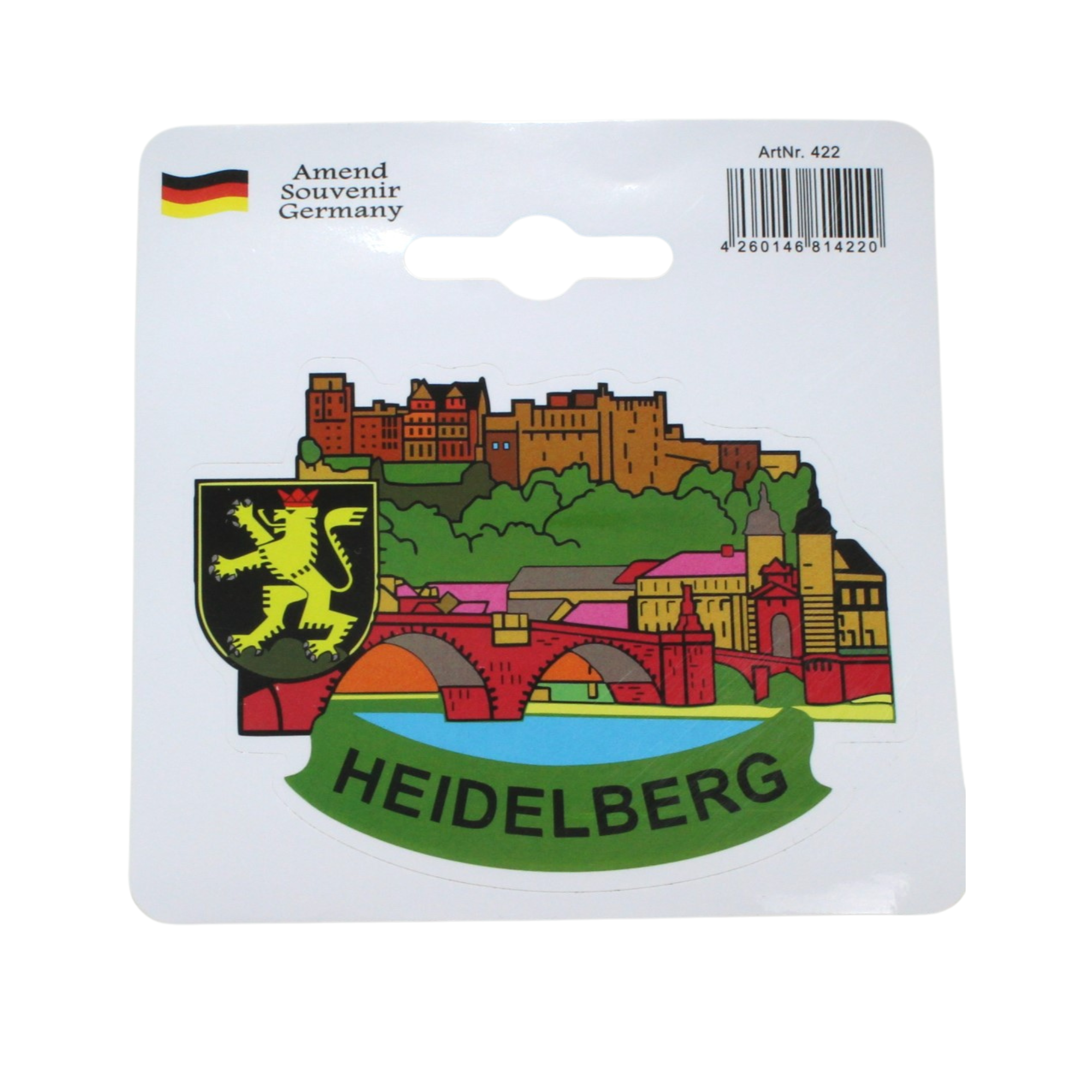 Aufkleber Heidelberg Ansicht