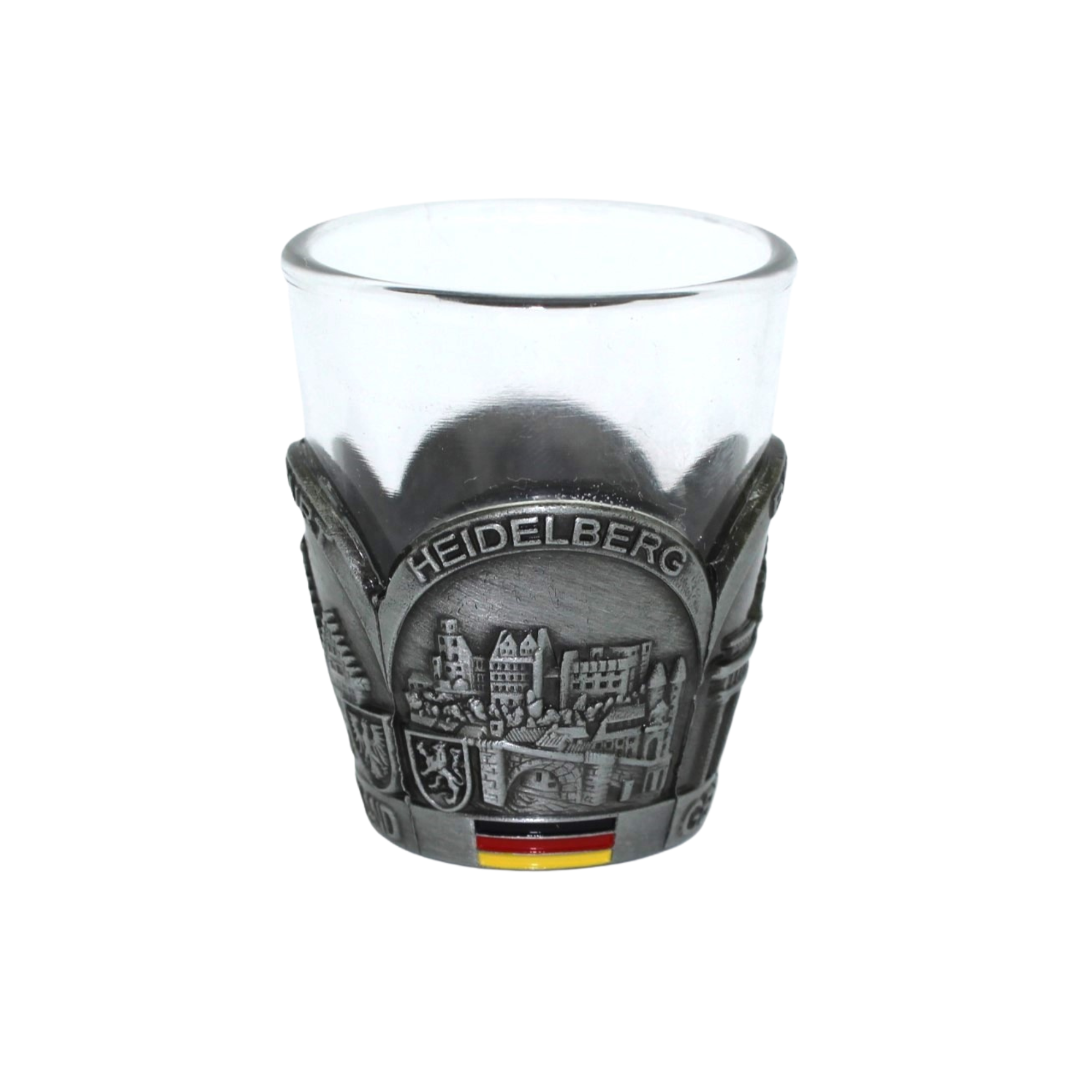 Shot glass metal Germany