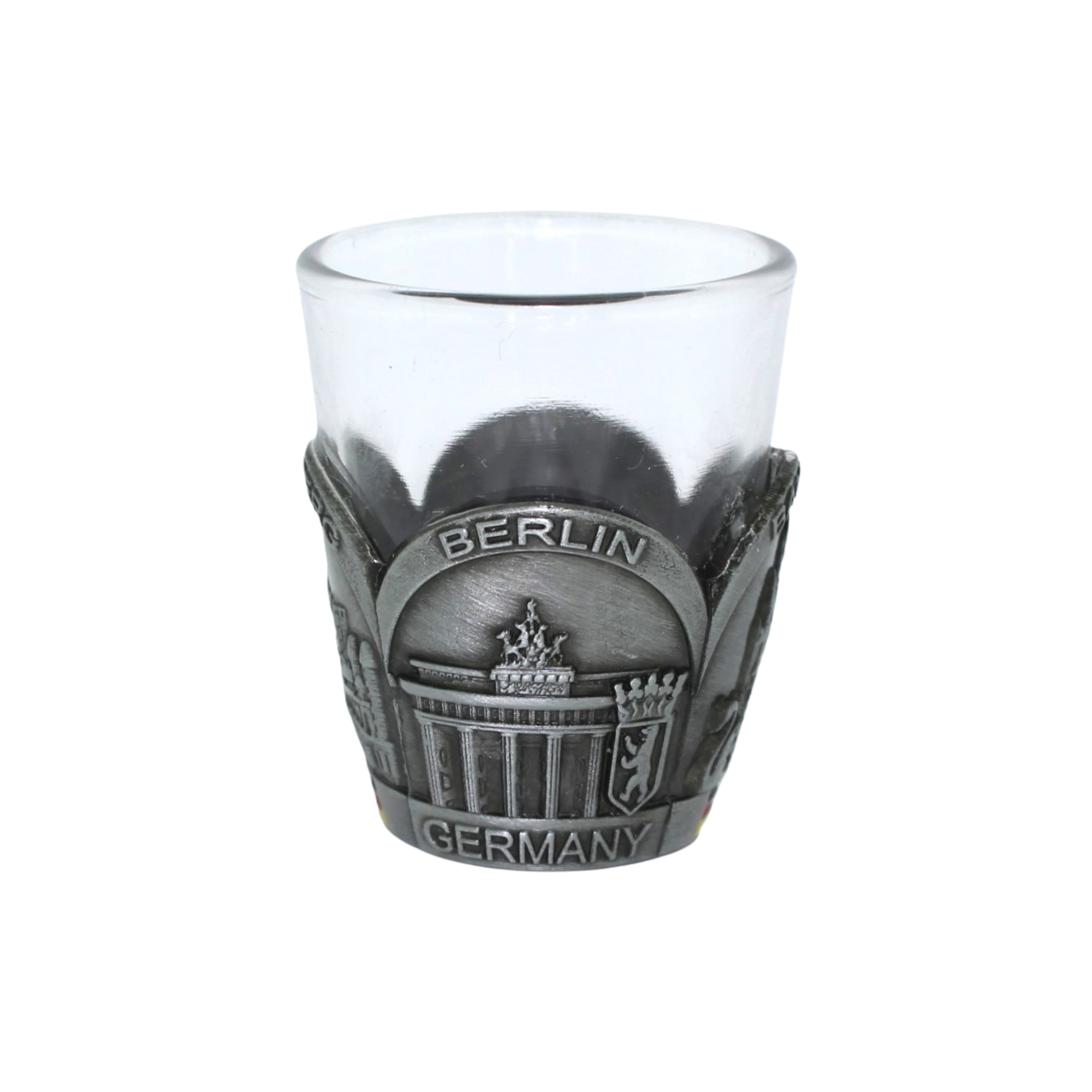 Shot glass metal Germany