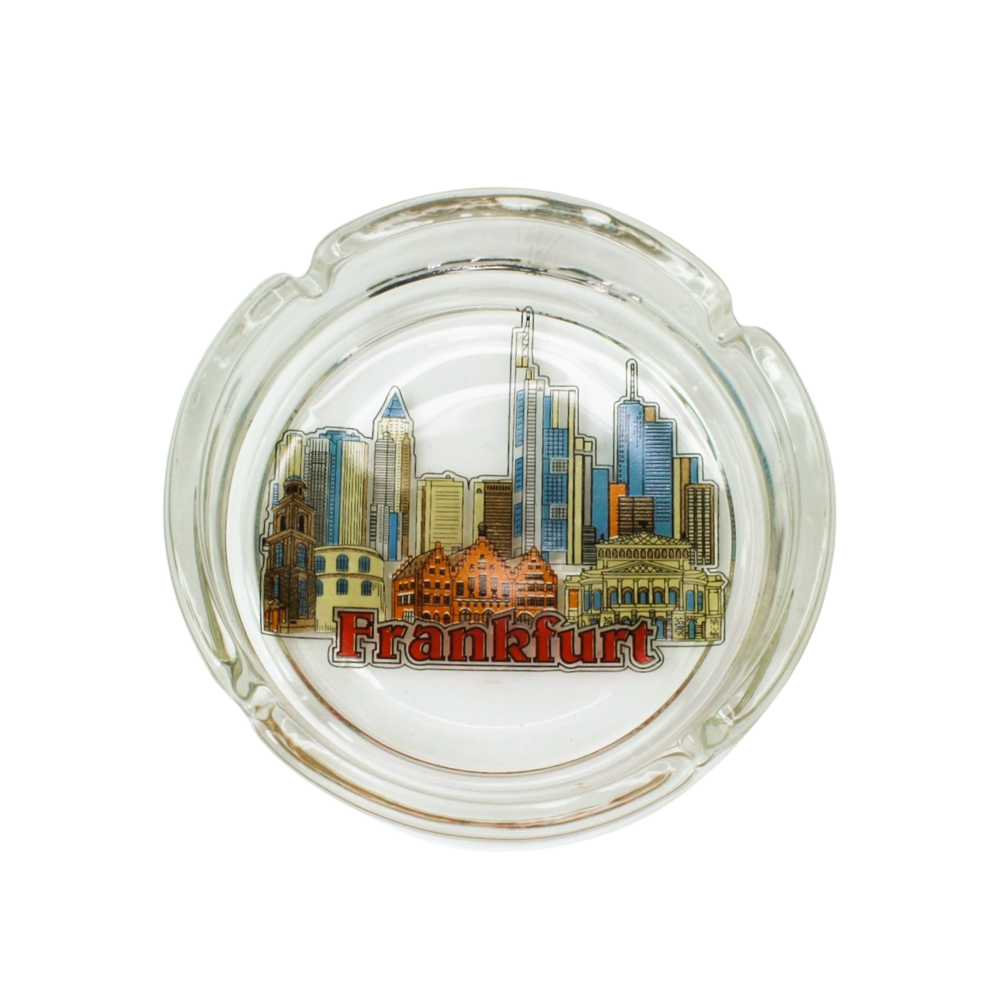 Ashtray Glass Frankfurt Skyline